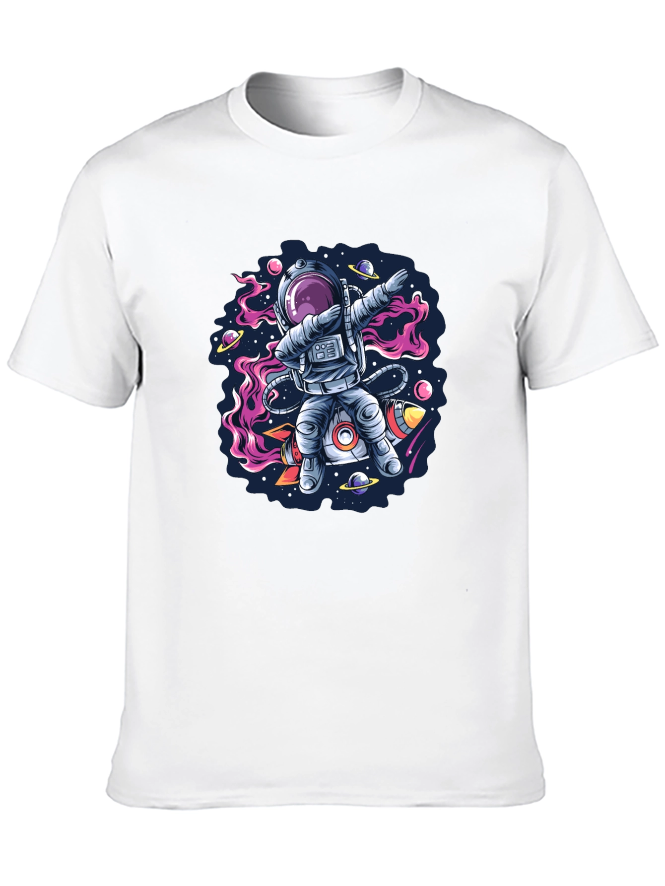 Astronaut Dab T-Shirt - Galaxy Space Design