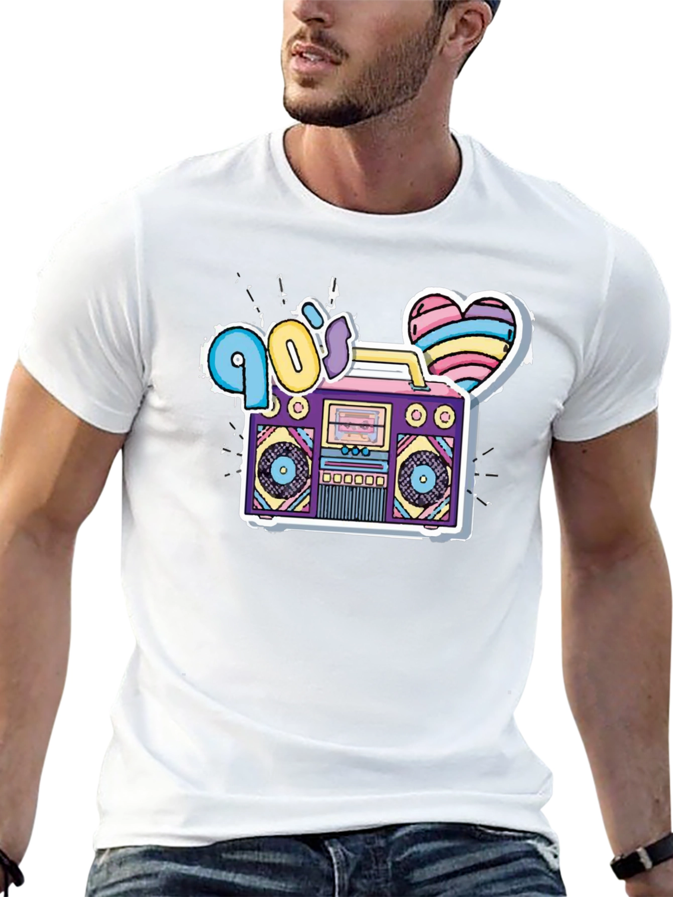 90s Boombox Graphic Tee