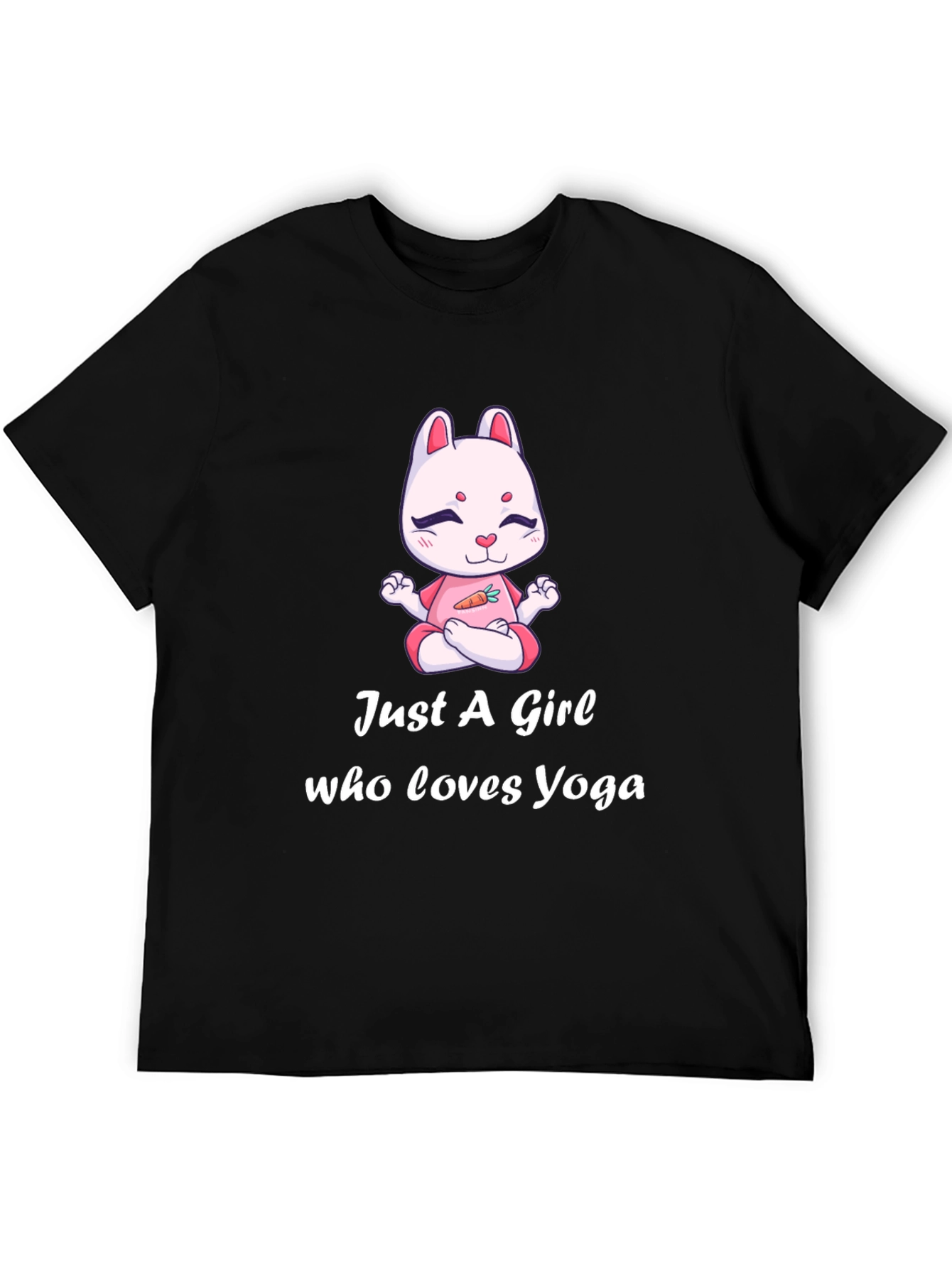 Yoga Girl Bunny T-Shirt - Cute Yogi Tee
