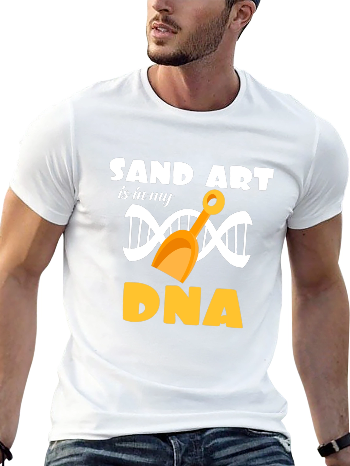 Sand Art DNA T-Shirt - Beach Lovers Apparel