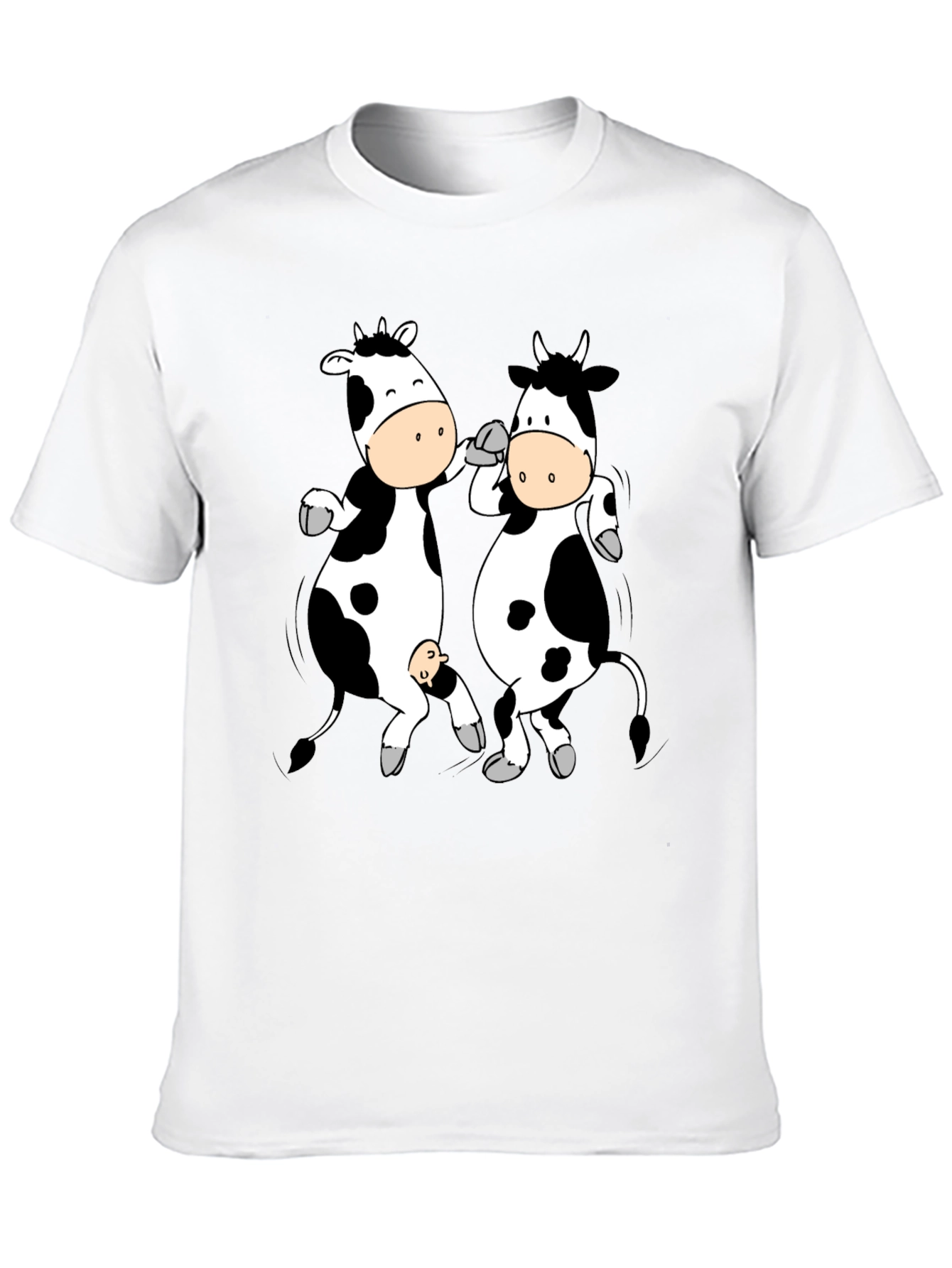 Funny Cow T-Shirt - Black Cotton Tee