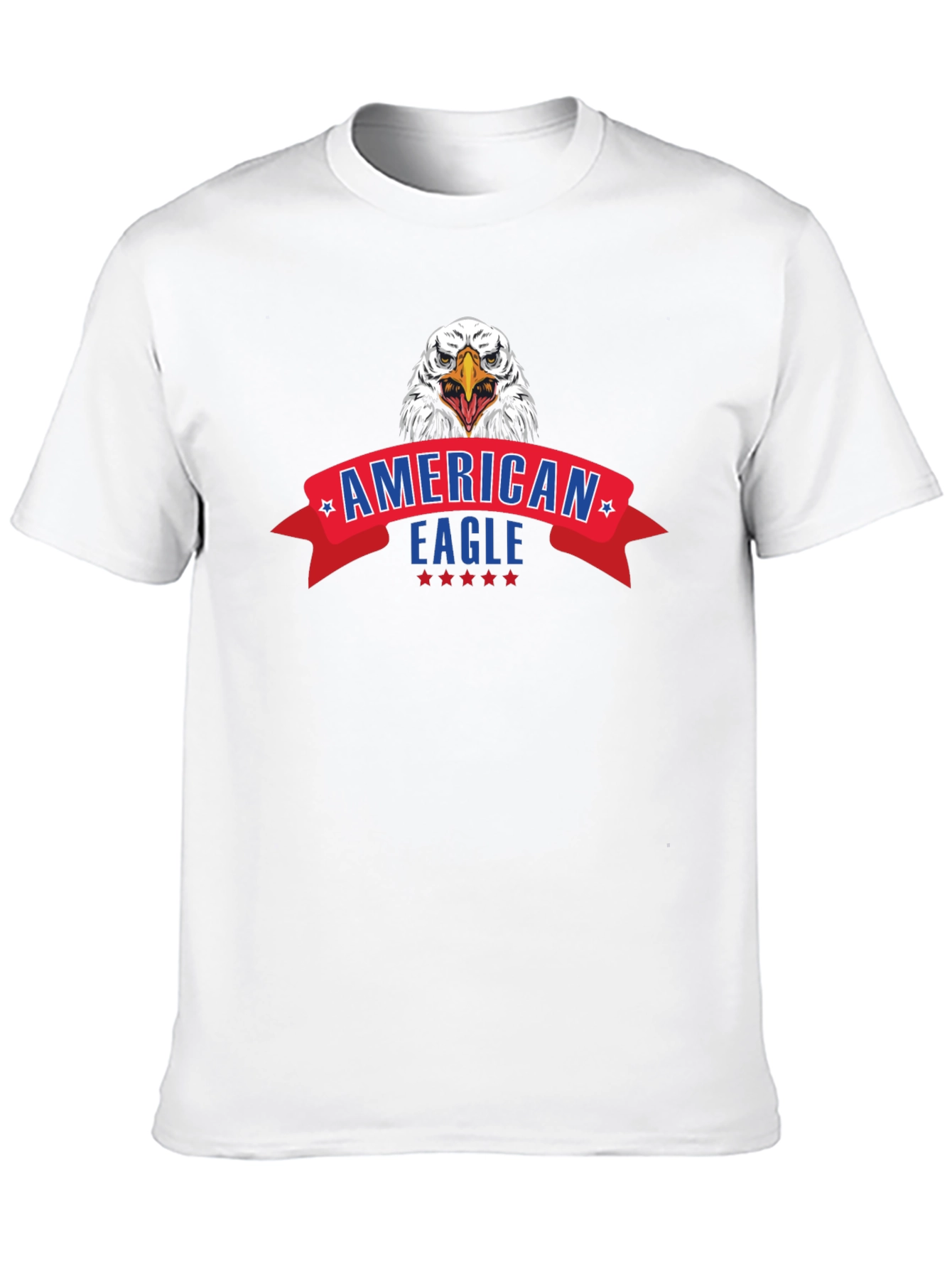 American Eagle Graphic Print Black T-Shirt