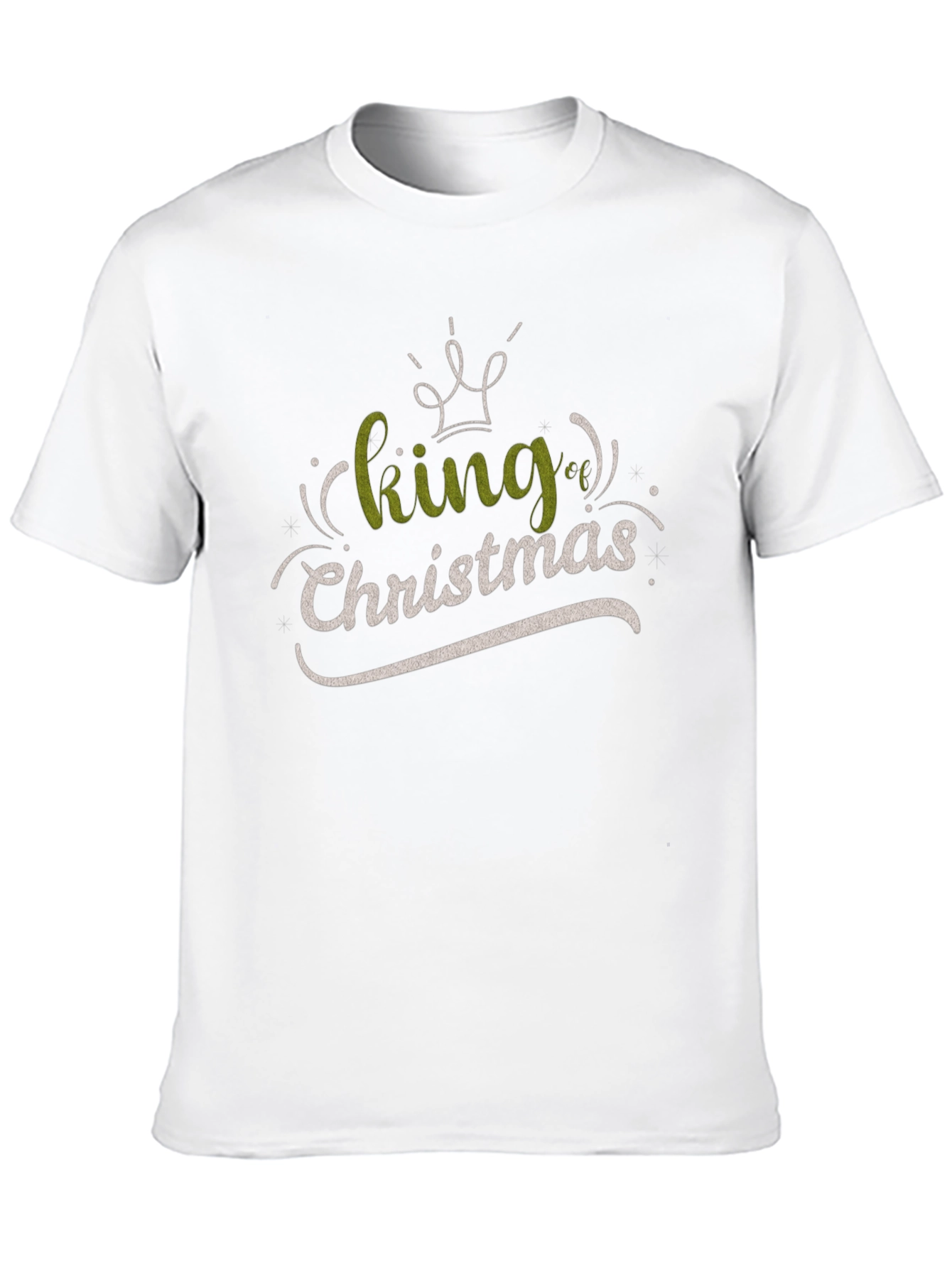 King of Christmas Graphic T-Shirt - Holiday Apparel