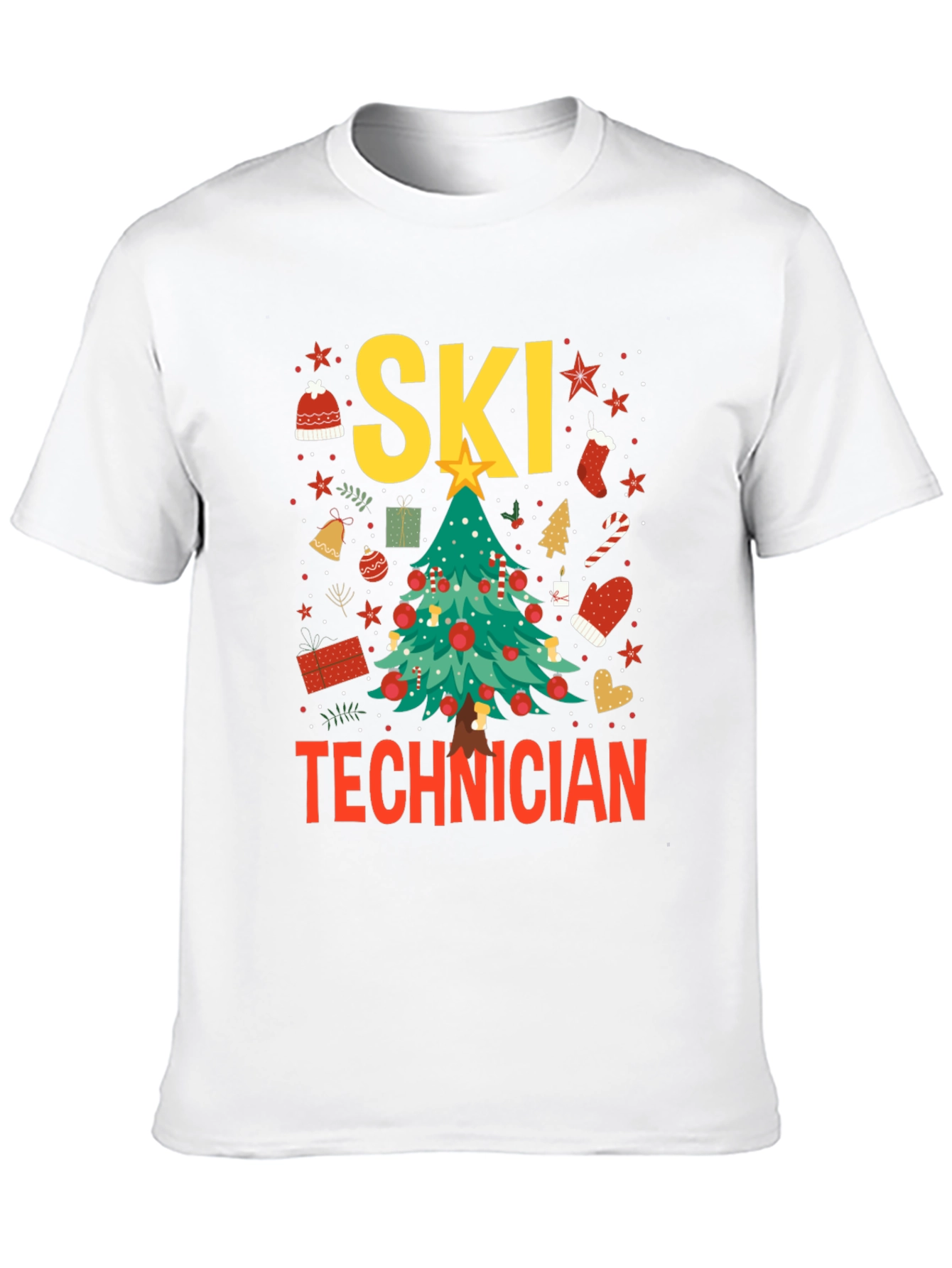 Ski Technician Christmas T-Shirt