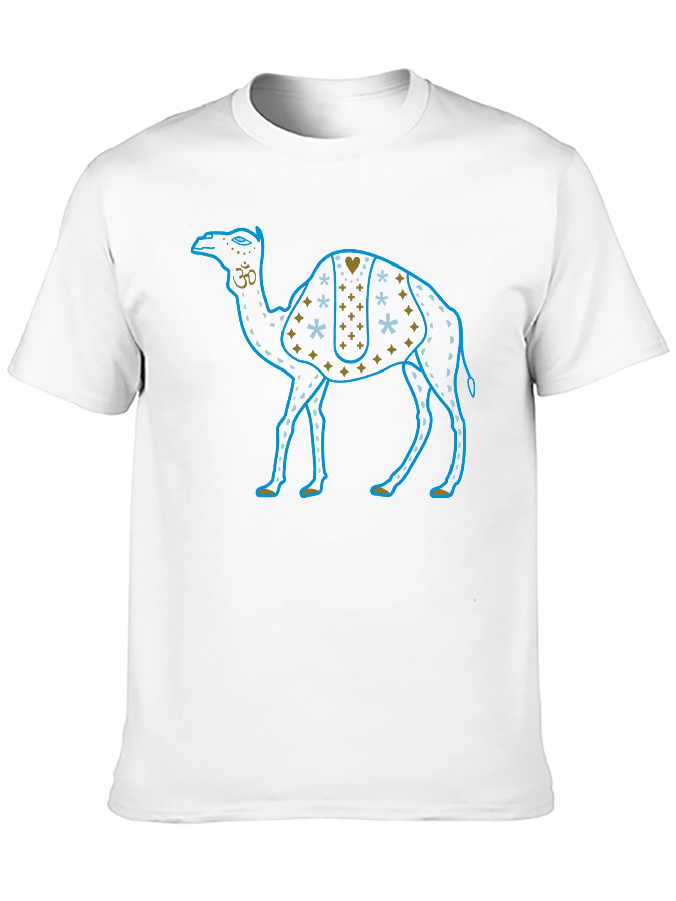 Camel Graphic Tee - Black Cotton T-Shirt