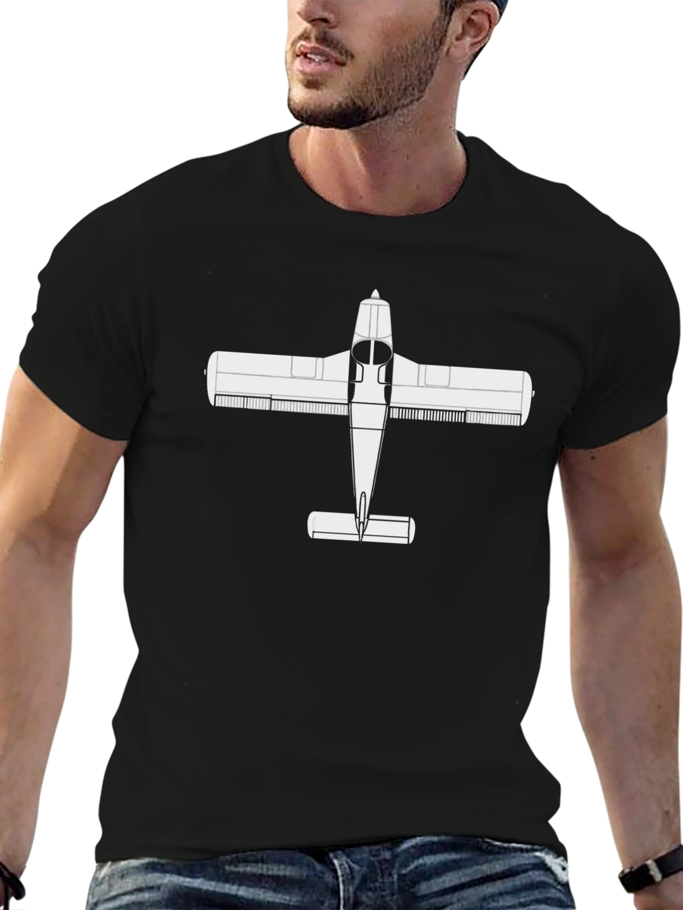 Airplane Graphic Tee - Aviation T-Shirt