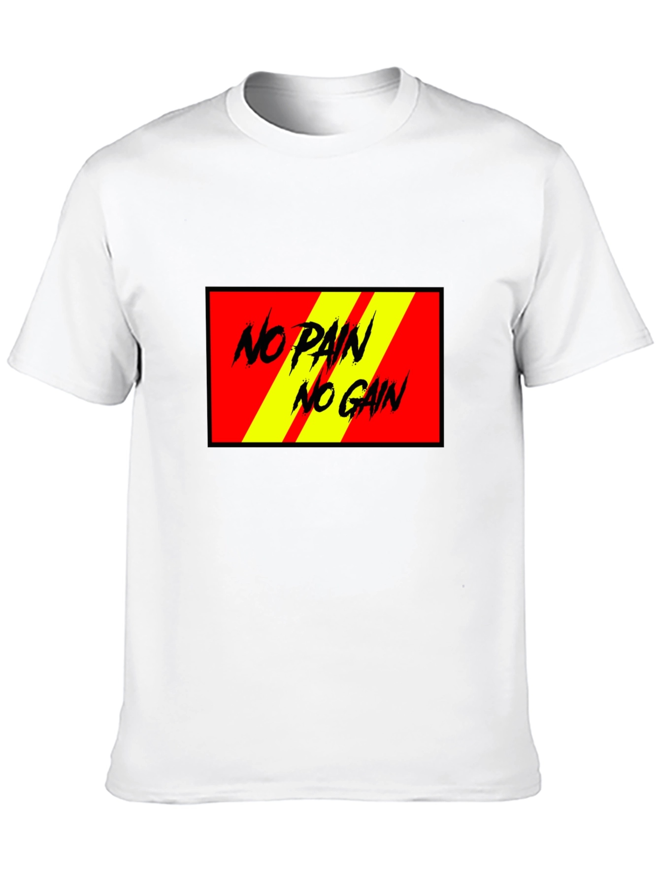 No Pain No Gain Black Graphic Tee