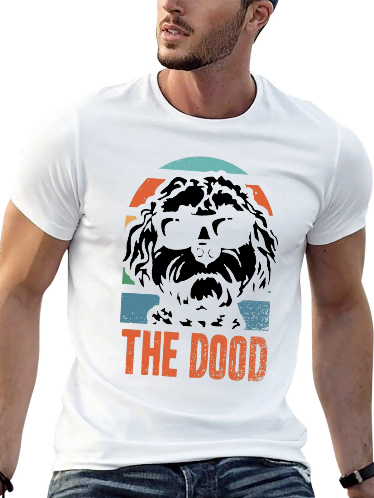 The Dood Retro T-Shirt - Cool Dog Graphic Tee