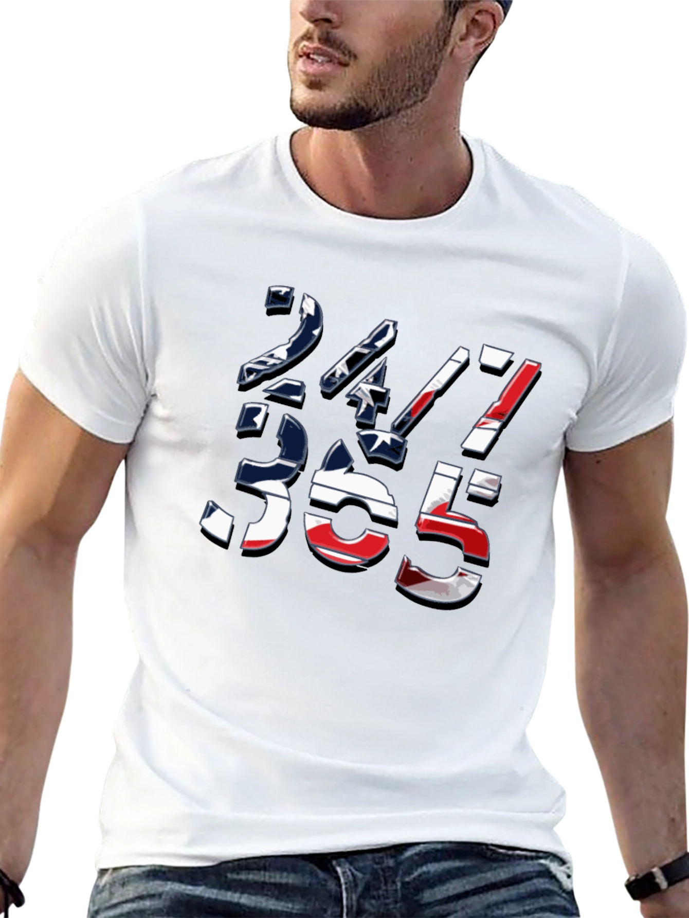 24/7 365 Graphic Tee - Stylish Everyday Wear