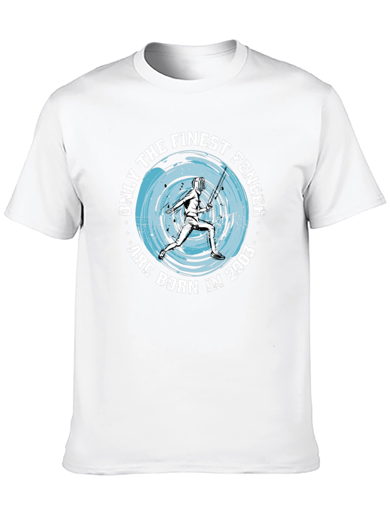 Finest Fencer Born in 2003 Black T-Shirt