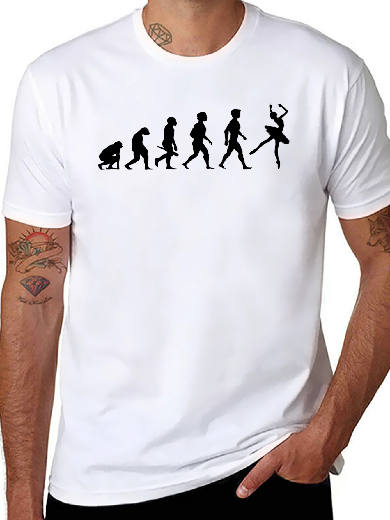 Evolution to Ballerina Black T-Shirt