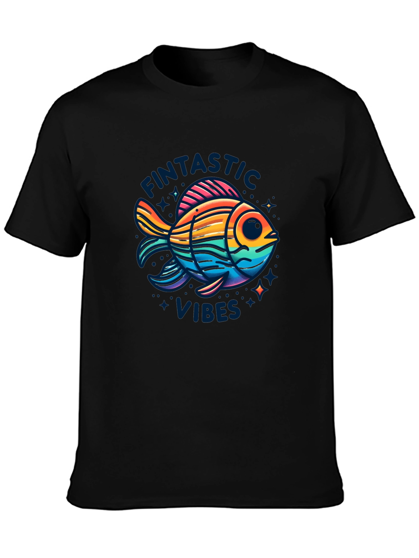 Fintastic Vibes Graphic T-Shirt