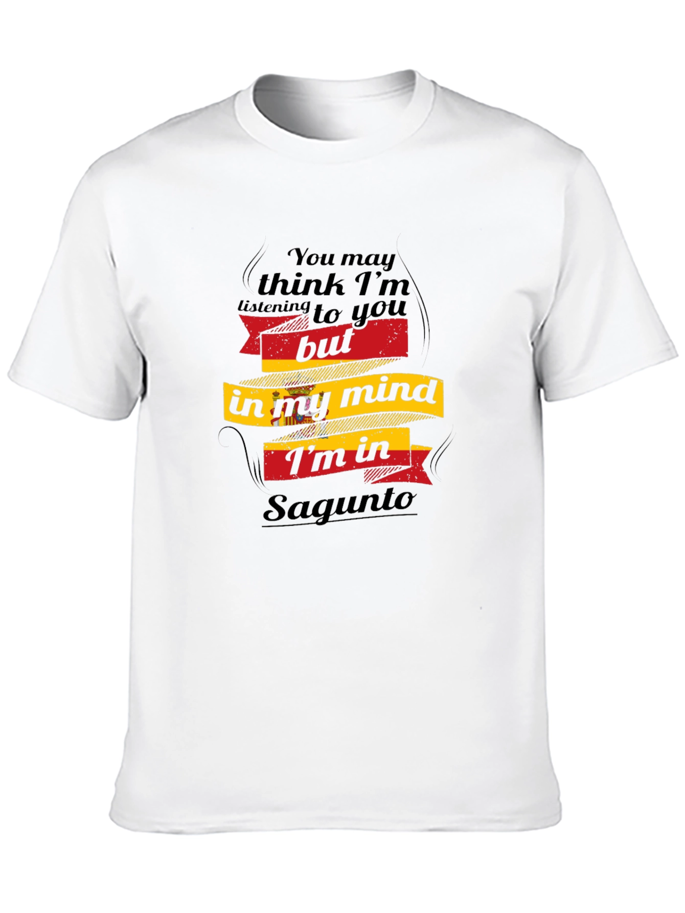 Sagunto Mind T-Shirt - Black Cotton Tee