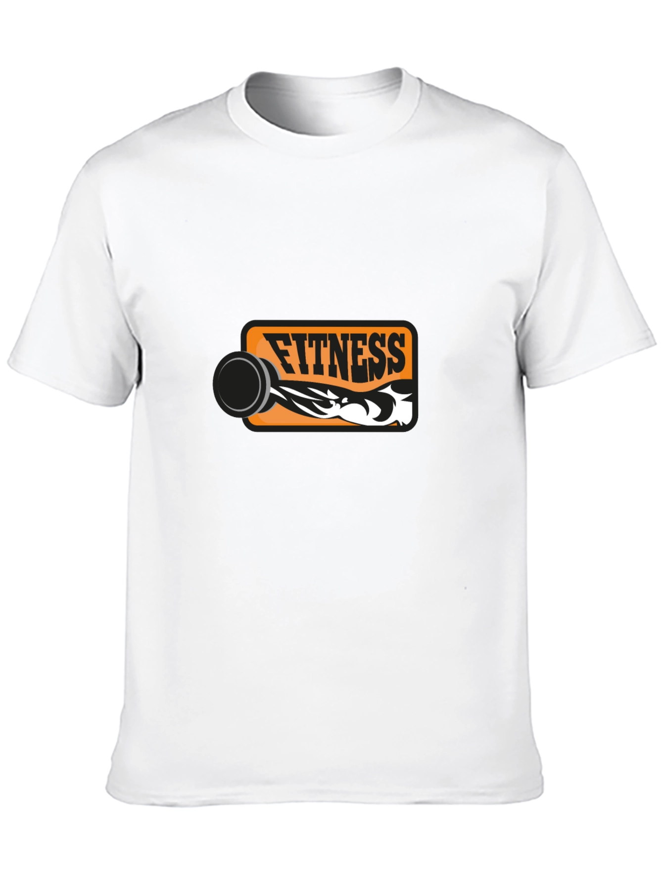 Fitness Graphic Black T-Shirt