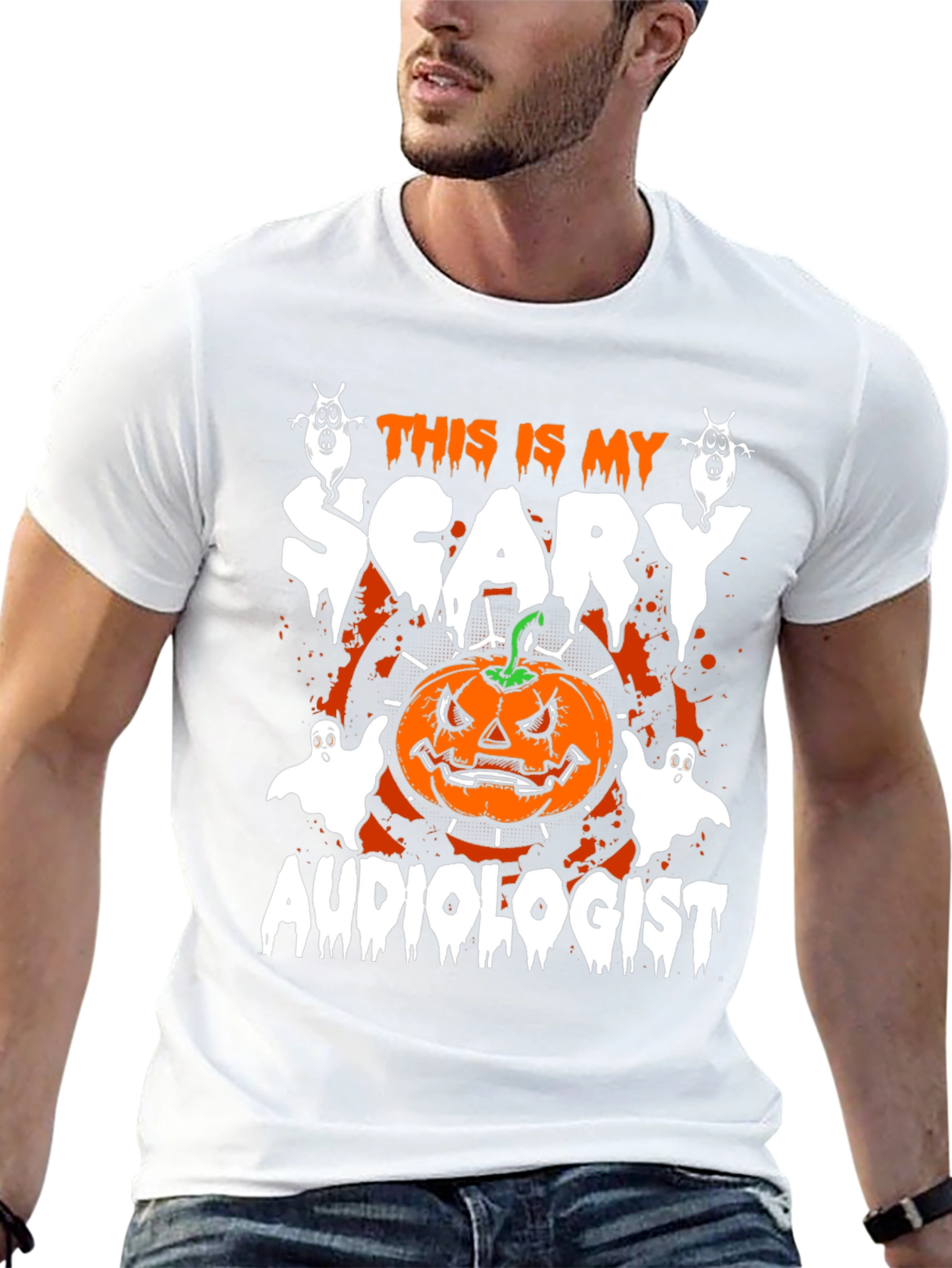 Scary Audiologist Halloween T-Shirt