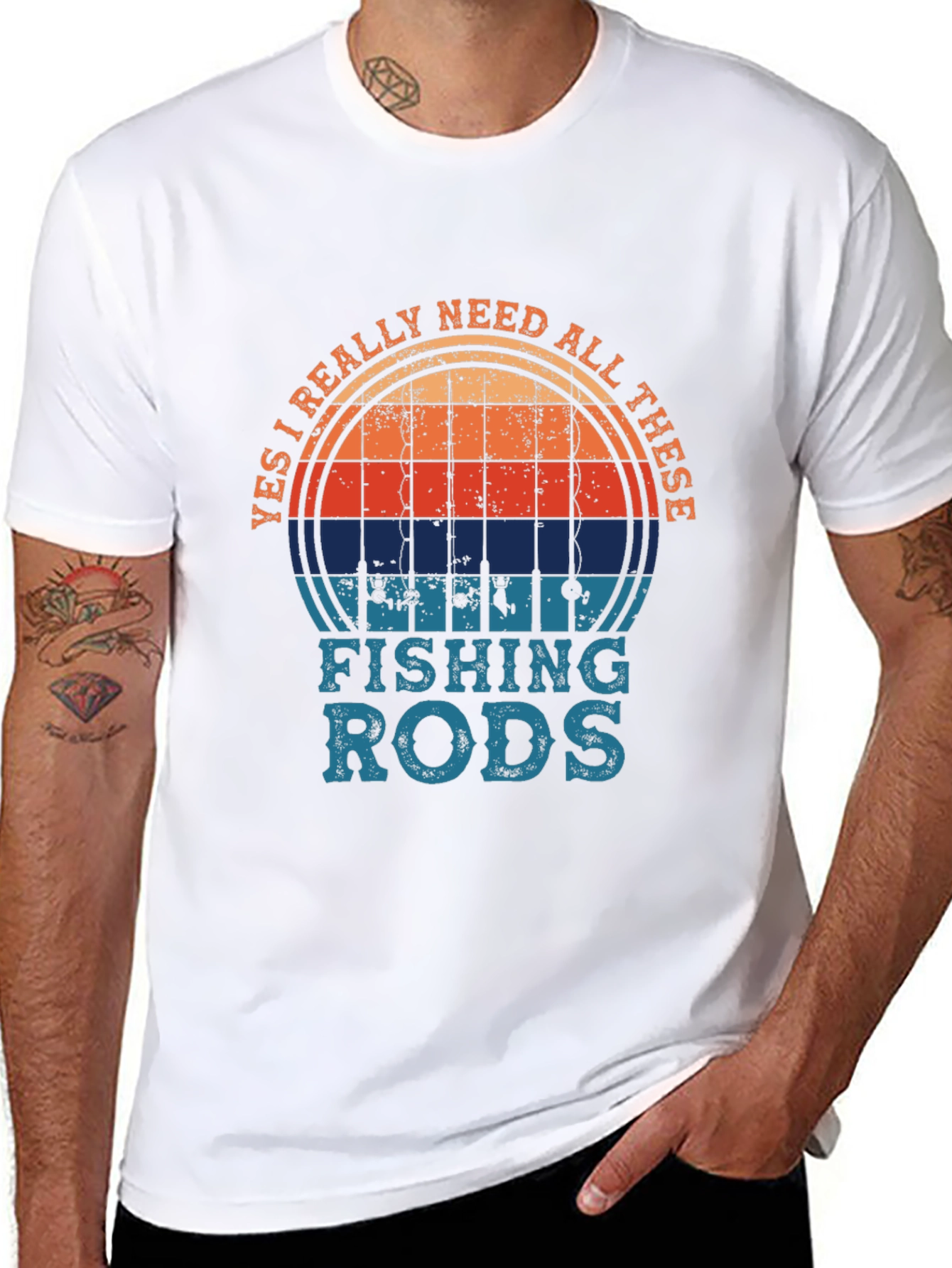 Fishing Rods T-Shirt - Fisherman Gift