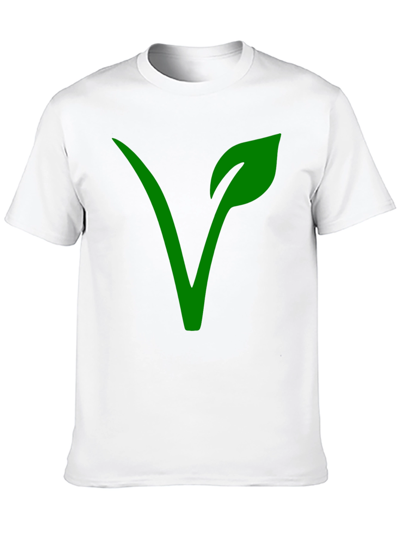 Vegan Symbol T-Shirt - Green Plant Based Lifestyle Tee