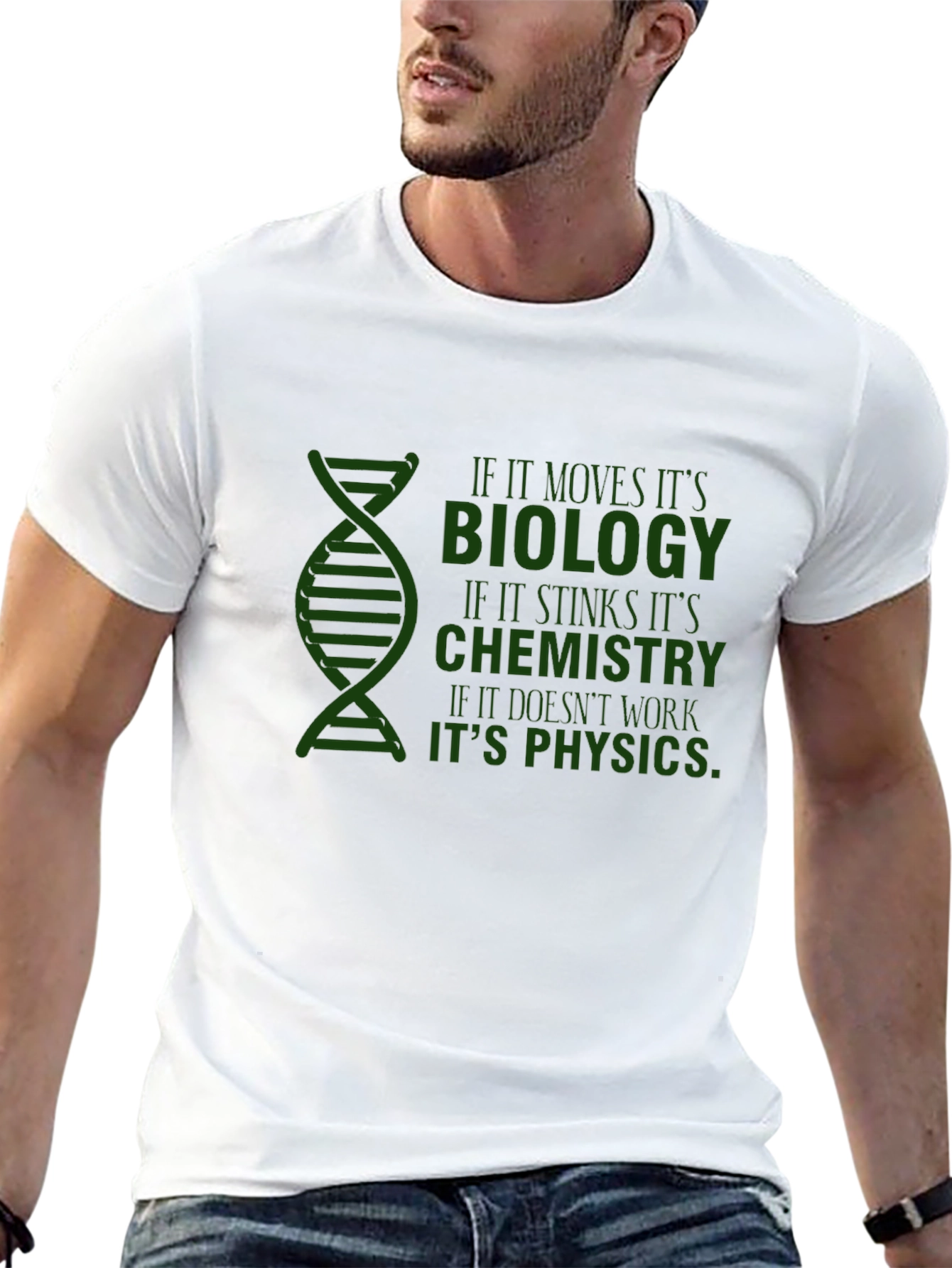 Science Humor T-Shirt: Biology Chemistry Physics