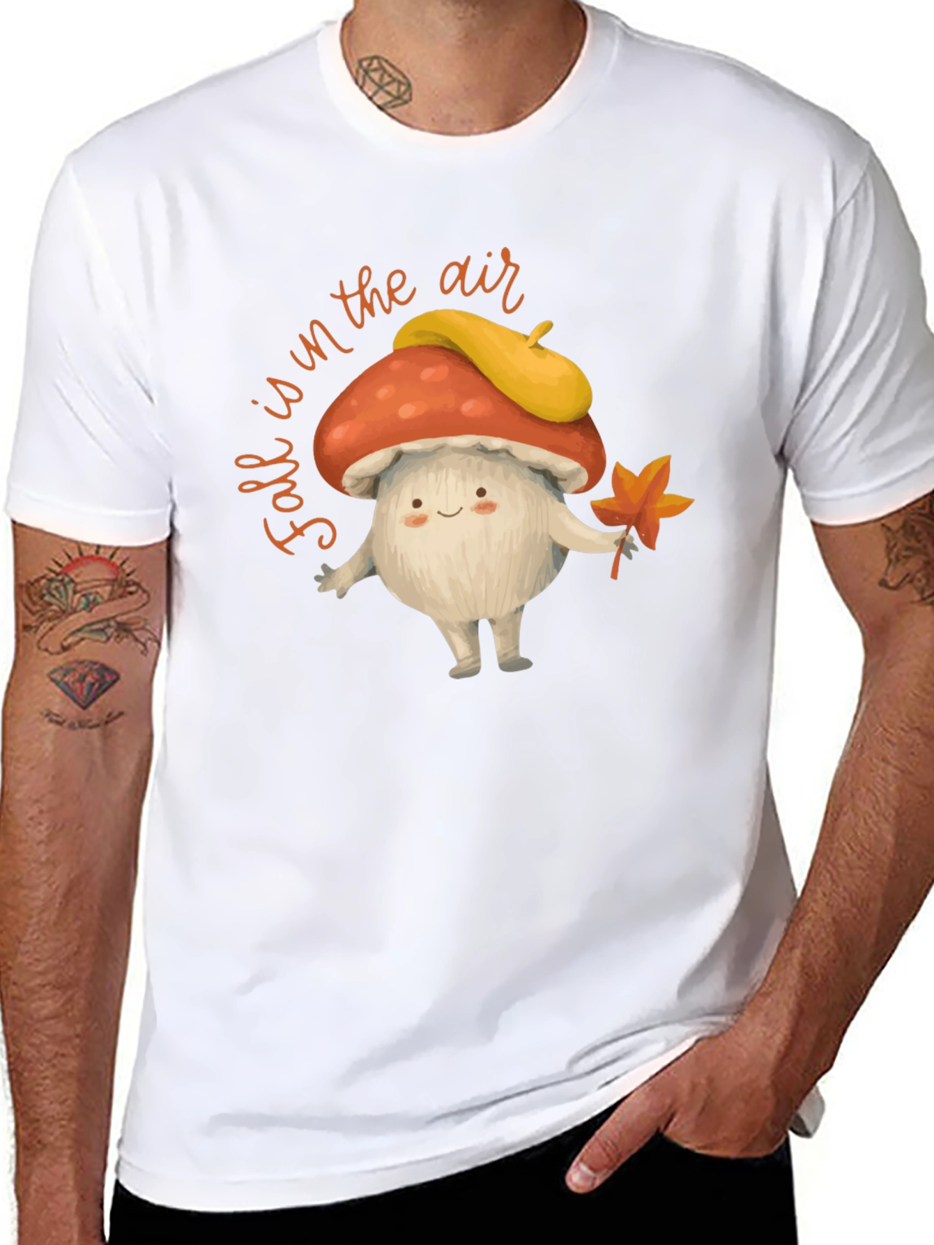 Fall Mushroom T-Shirt: Autumn Air