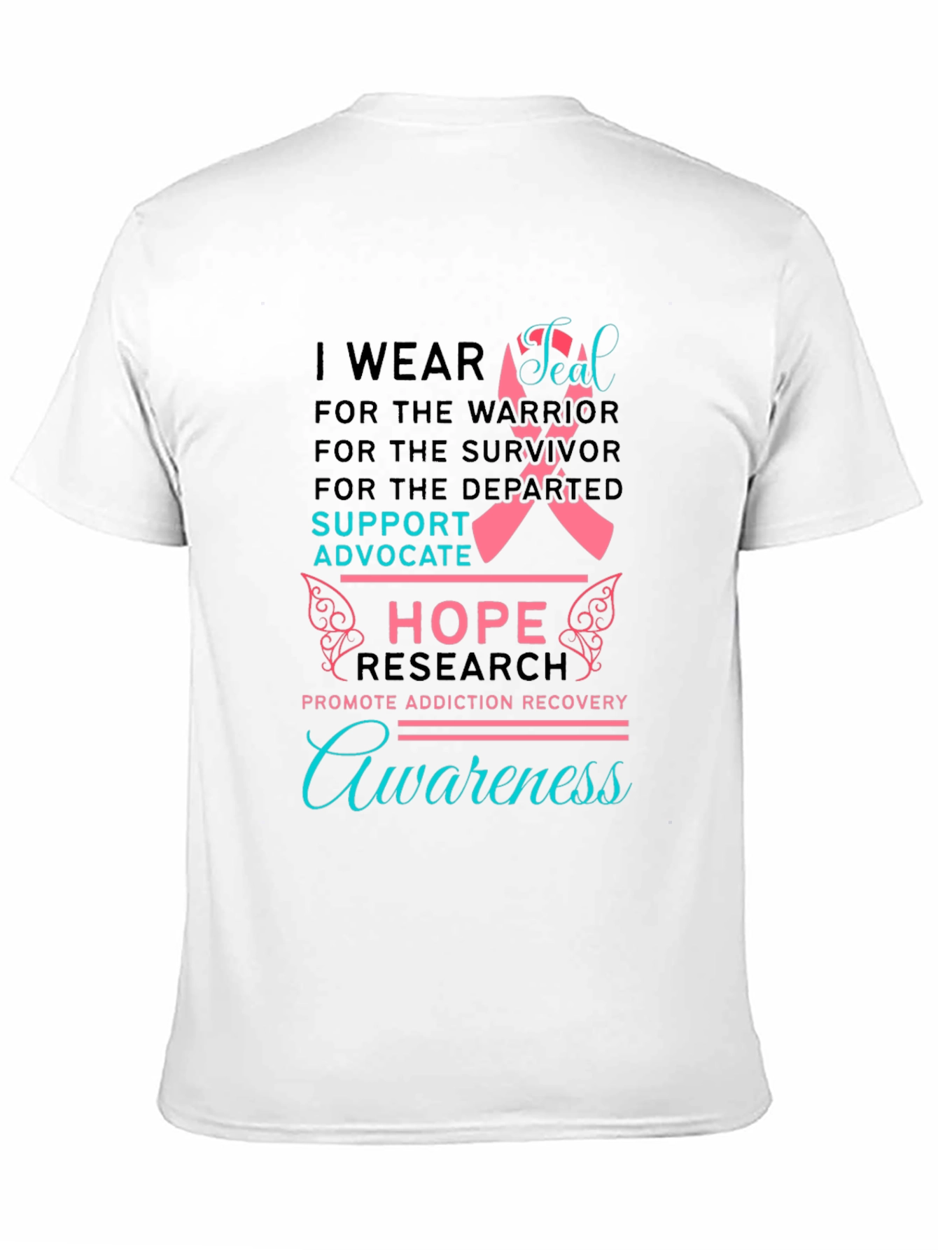 Addiction Awareness T-Shirt: Hope & Support