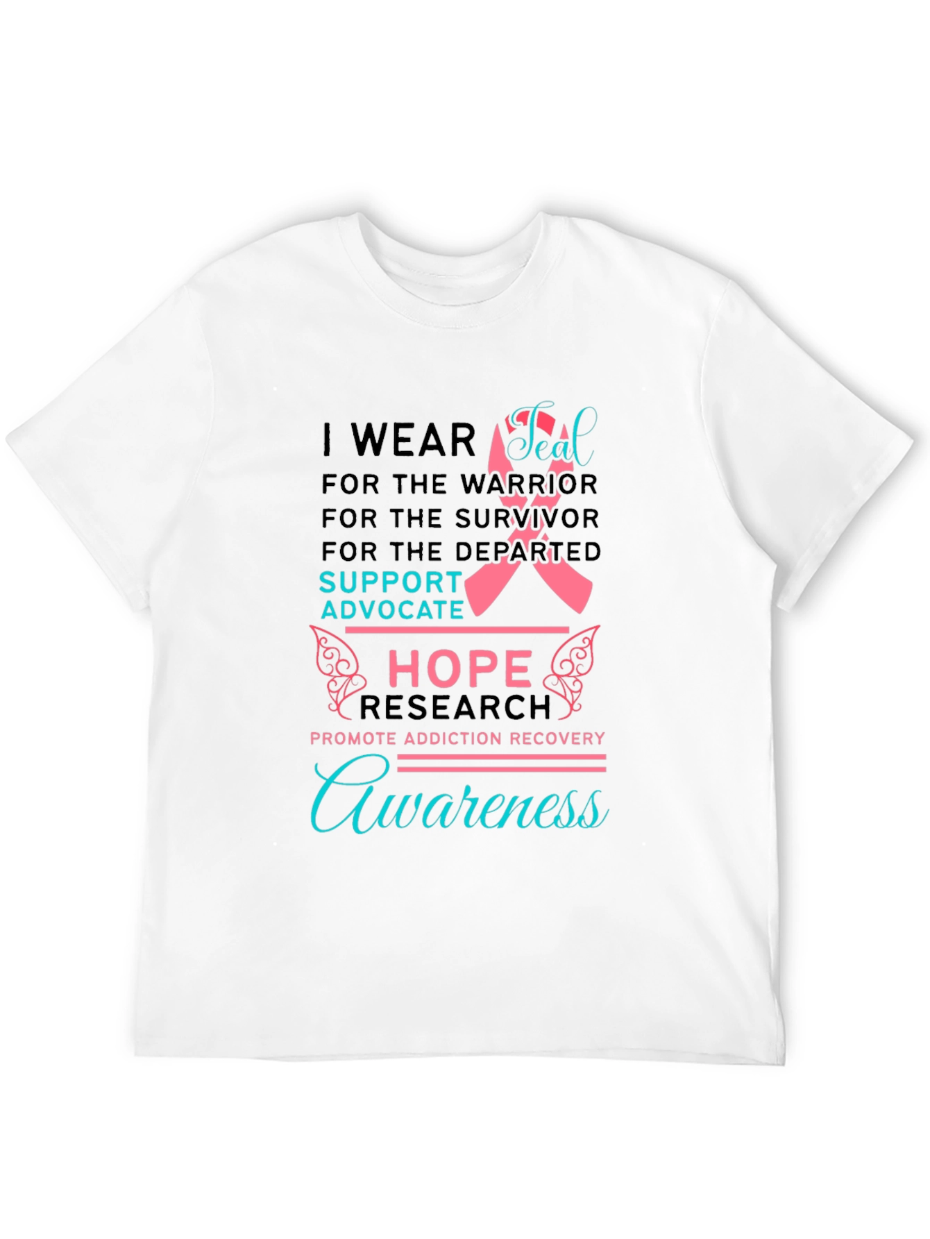 Addiction Awareness T-Shirt: Hope & Support