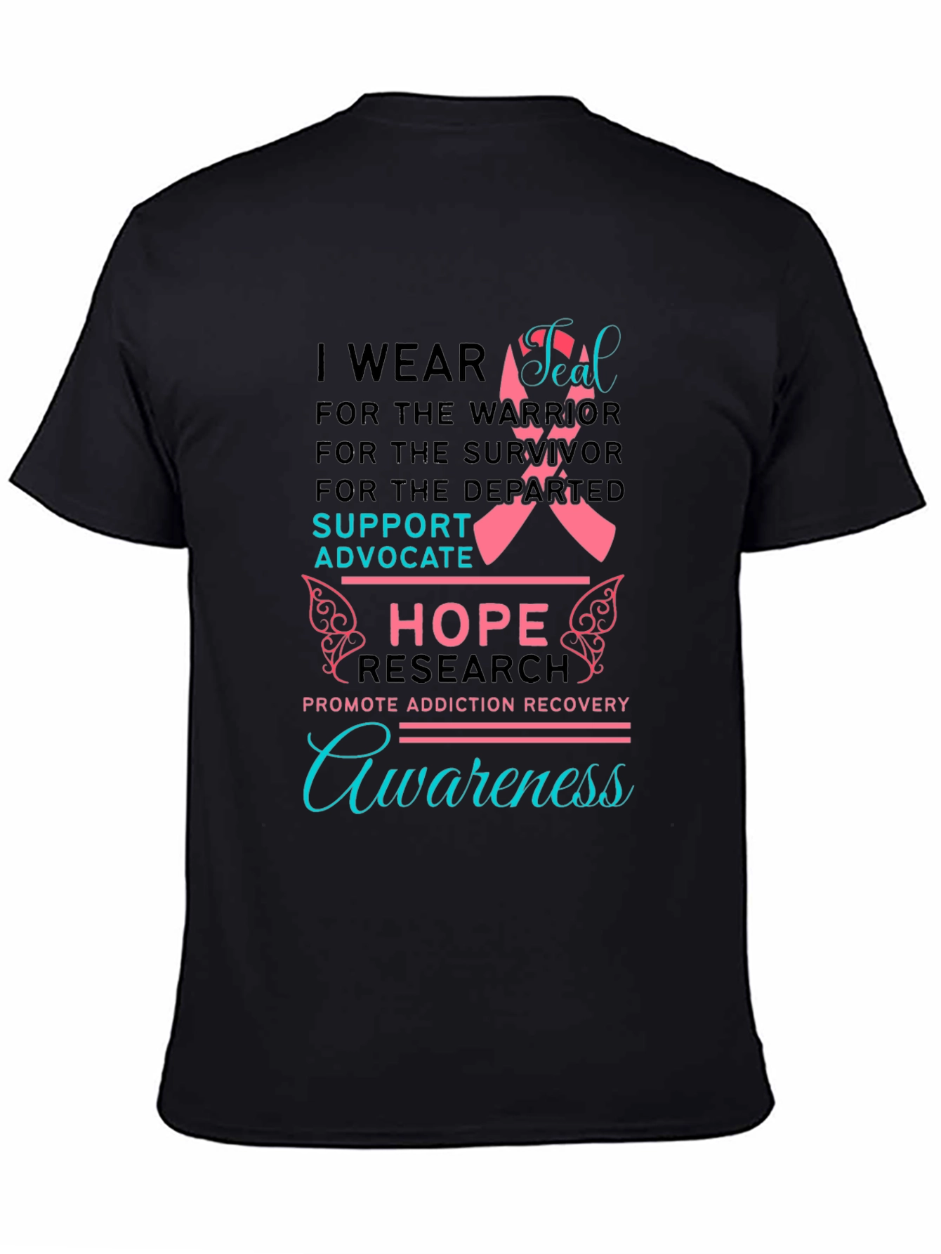 Addiction Awareness T-Shirt: Hope & Support