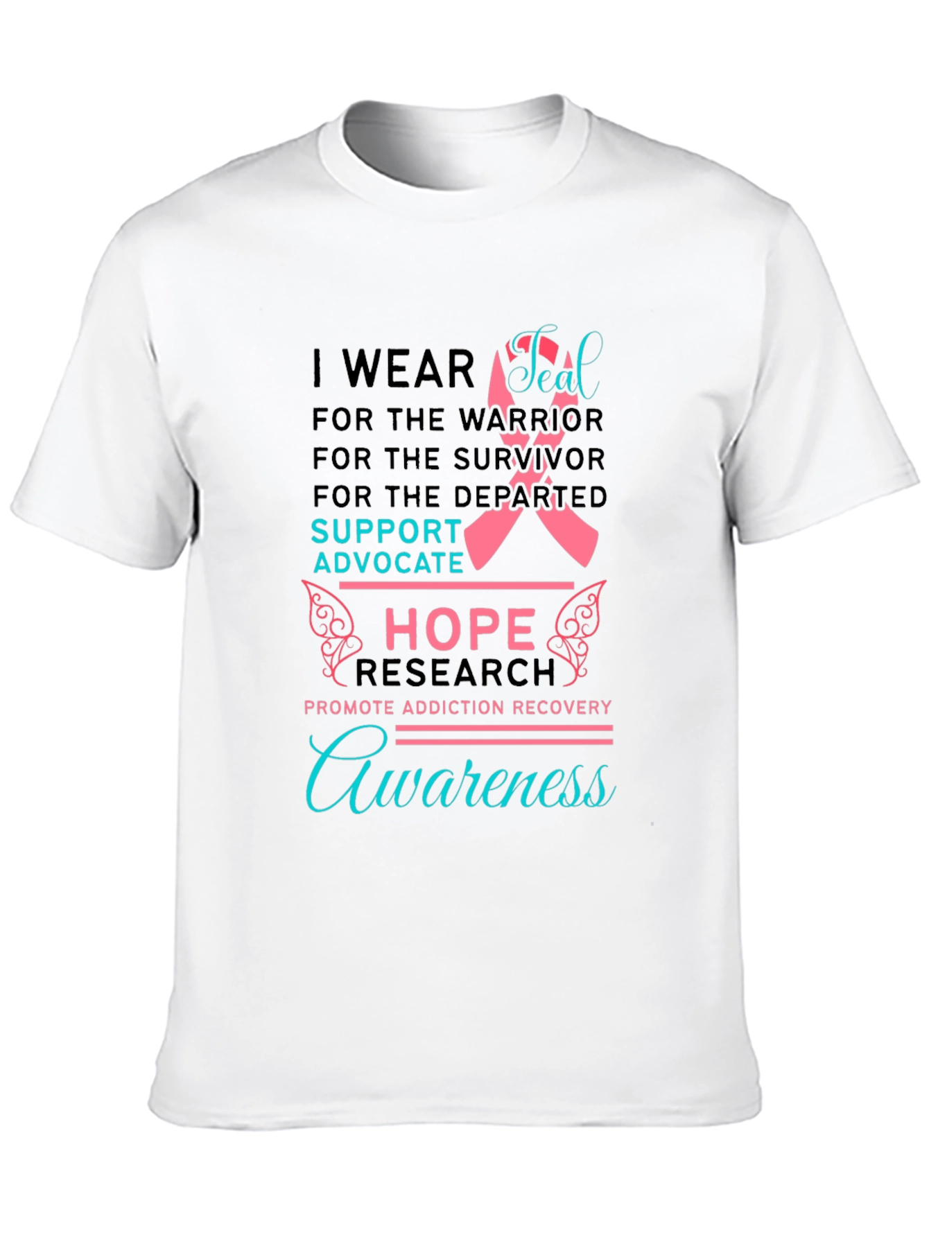 Addiction Awareness T-Shirt: Hope & Support