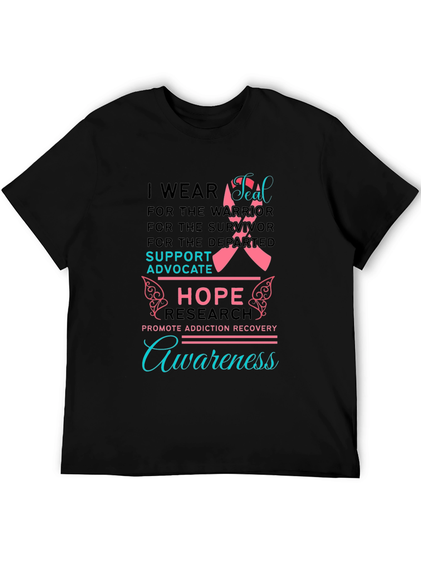 Addiction Awareness T-Shirt: Hope & Support