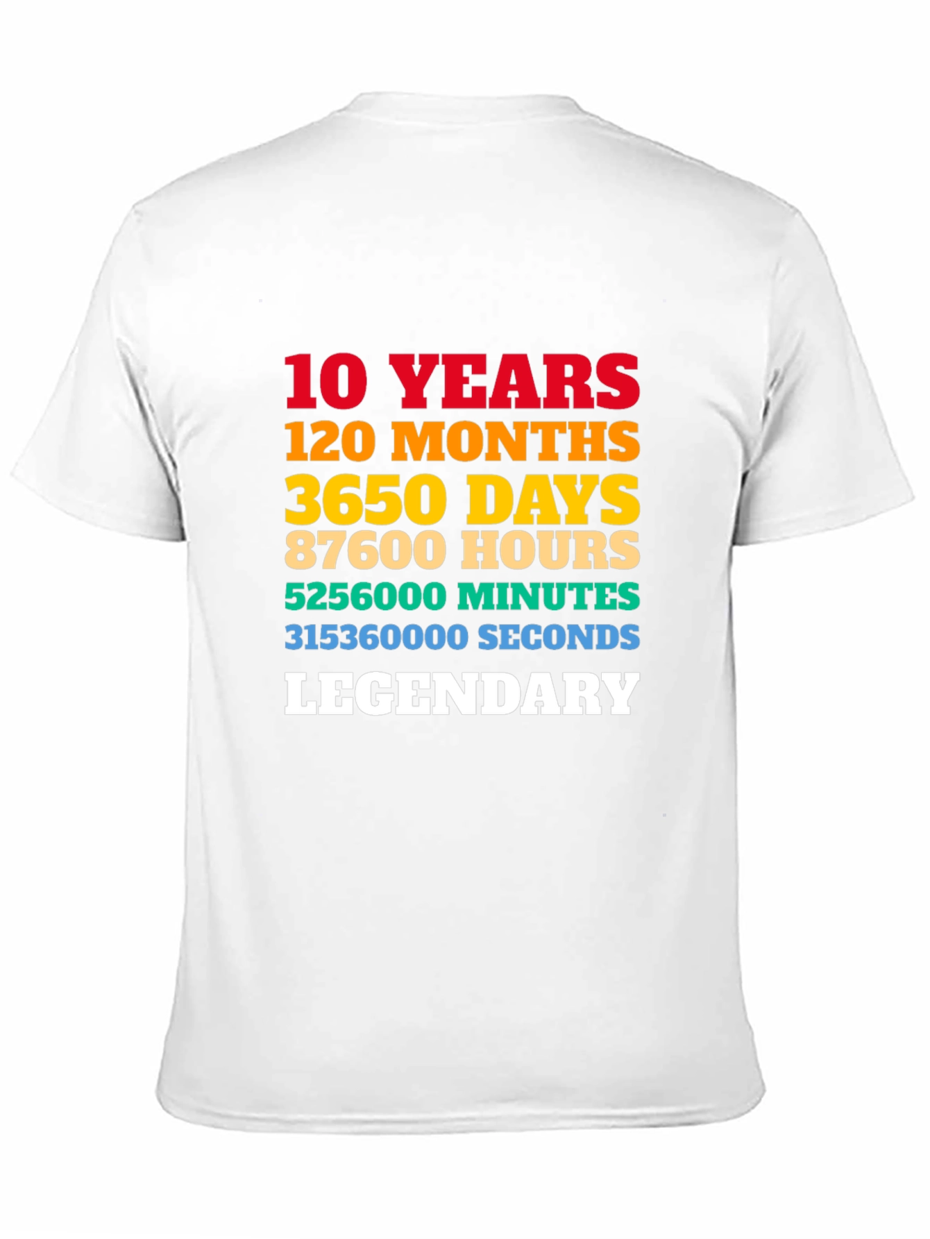 10 Years Legendary Graphic T-Shirt