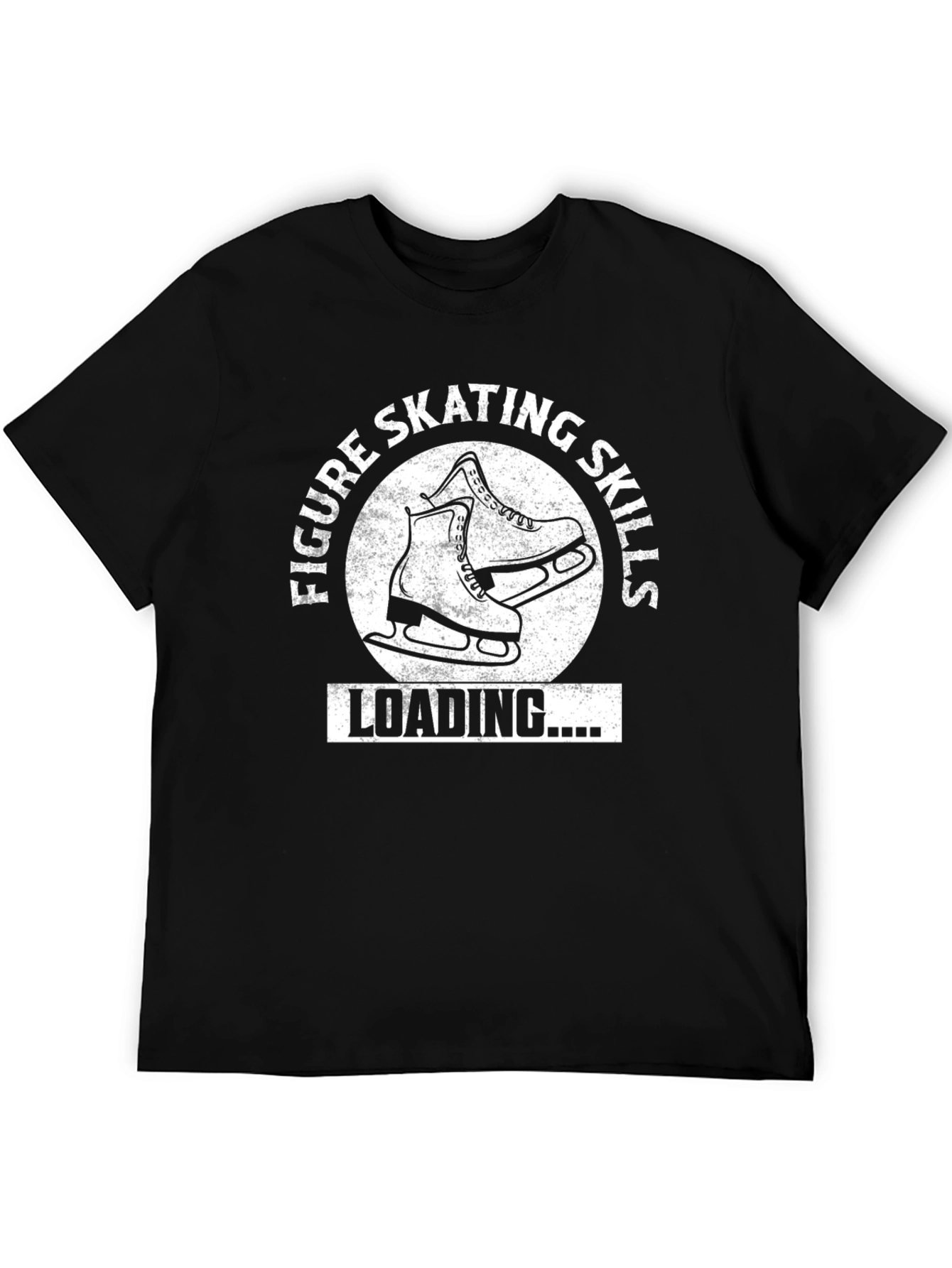 Figure Skating Skills Loading T-Shirt - Black
