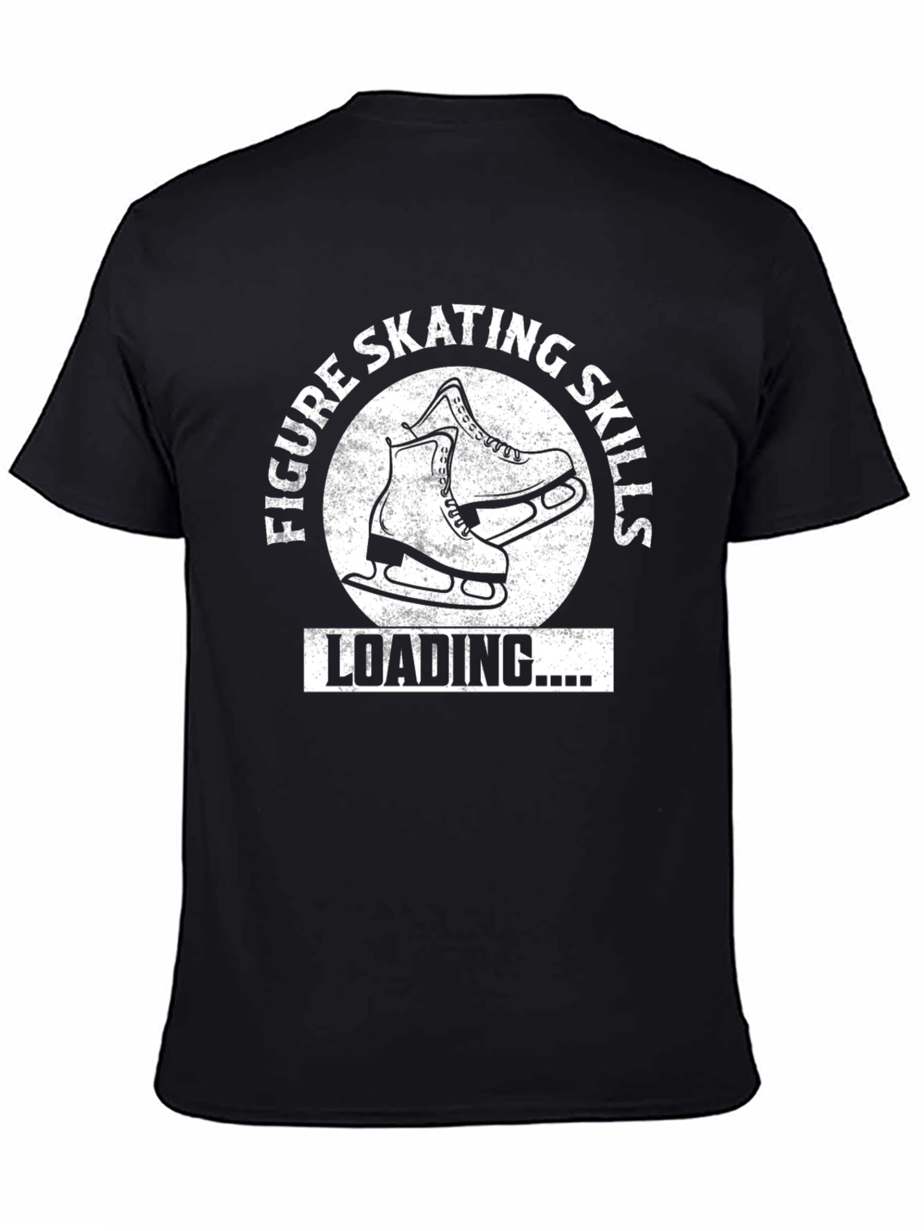 Figure Skating Skills Loading T-Shirt - Black