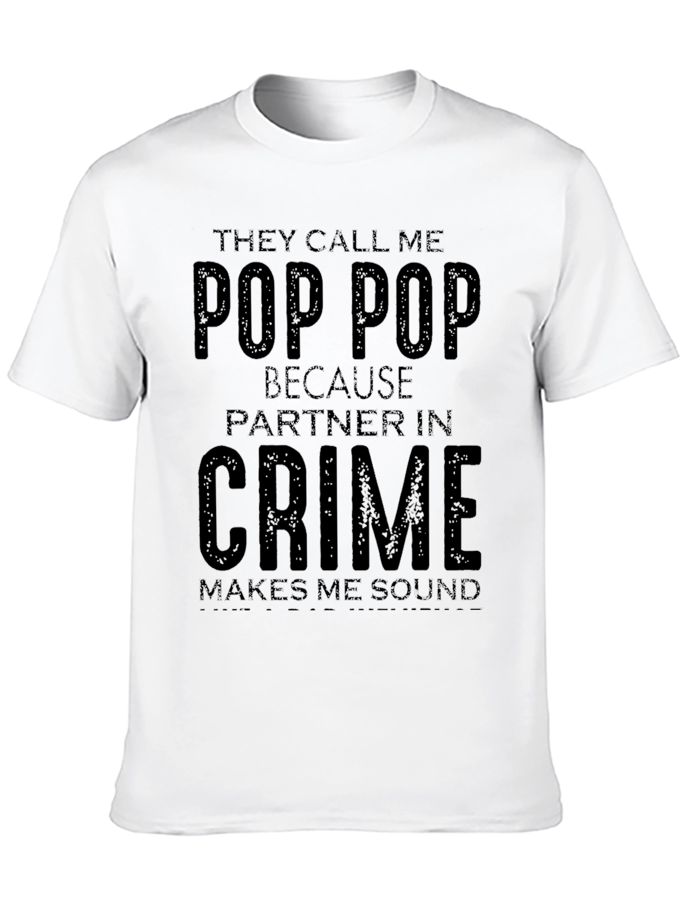 Pop Pop Partner In Crime T-Shirt