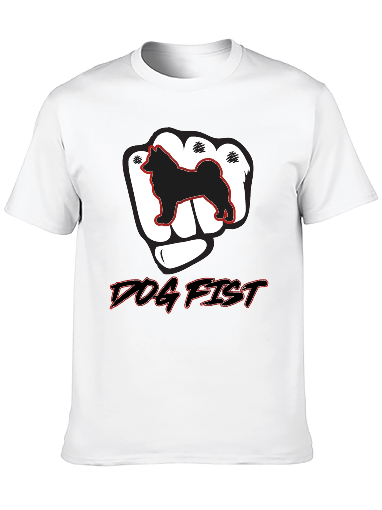 Dog Fist Graphic Tee - Mens Black T-Shirt