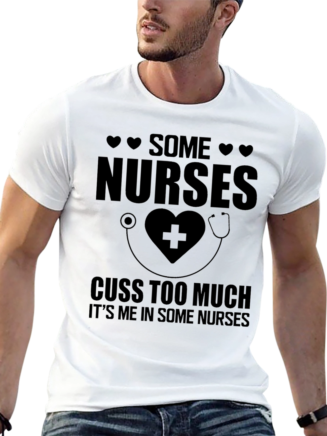 Some Nurses Cuss Too Much Funny T-Shirt
