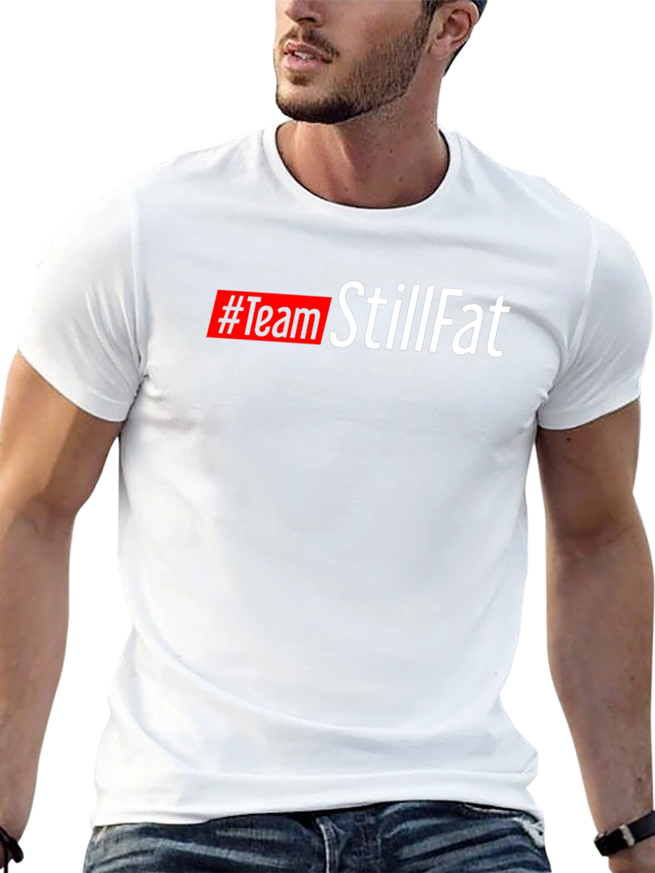 #TeamStillFat Black T-Shirt - Funny Slogan Tee