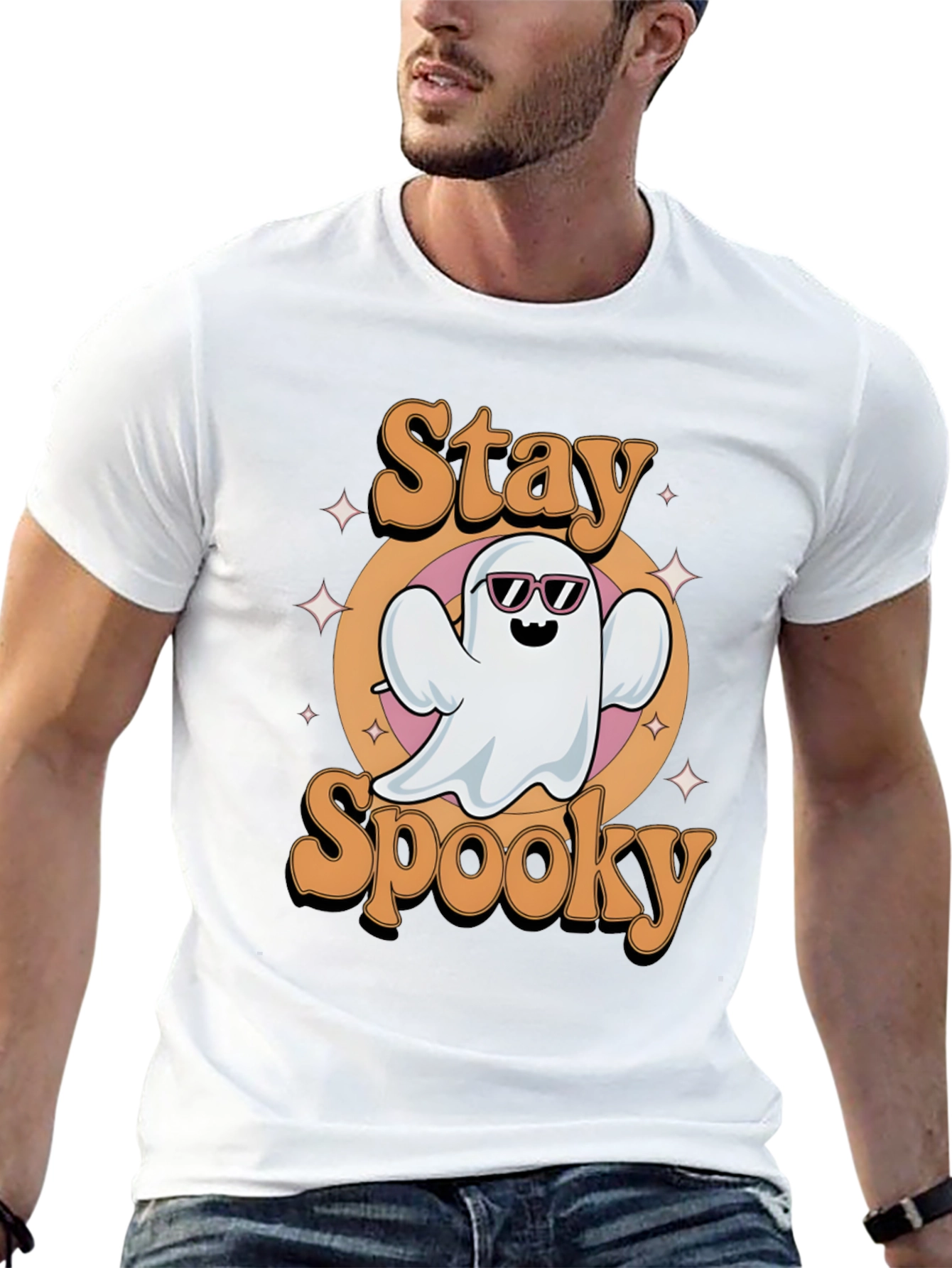 Stay Spooky Ghost Graphic Tee