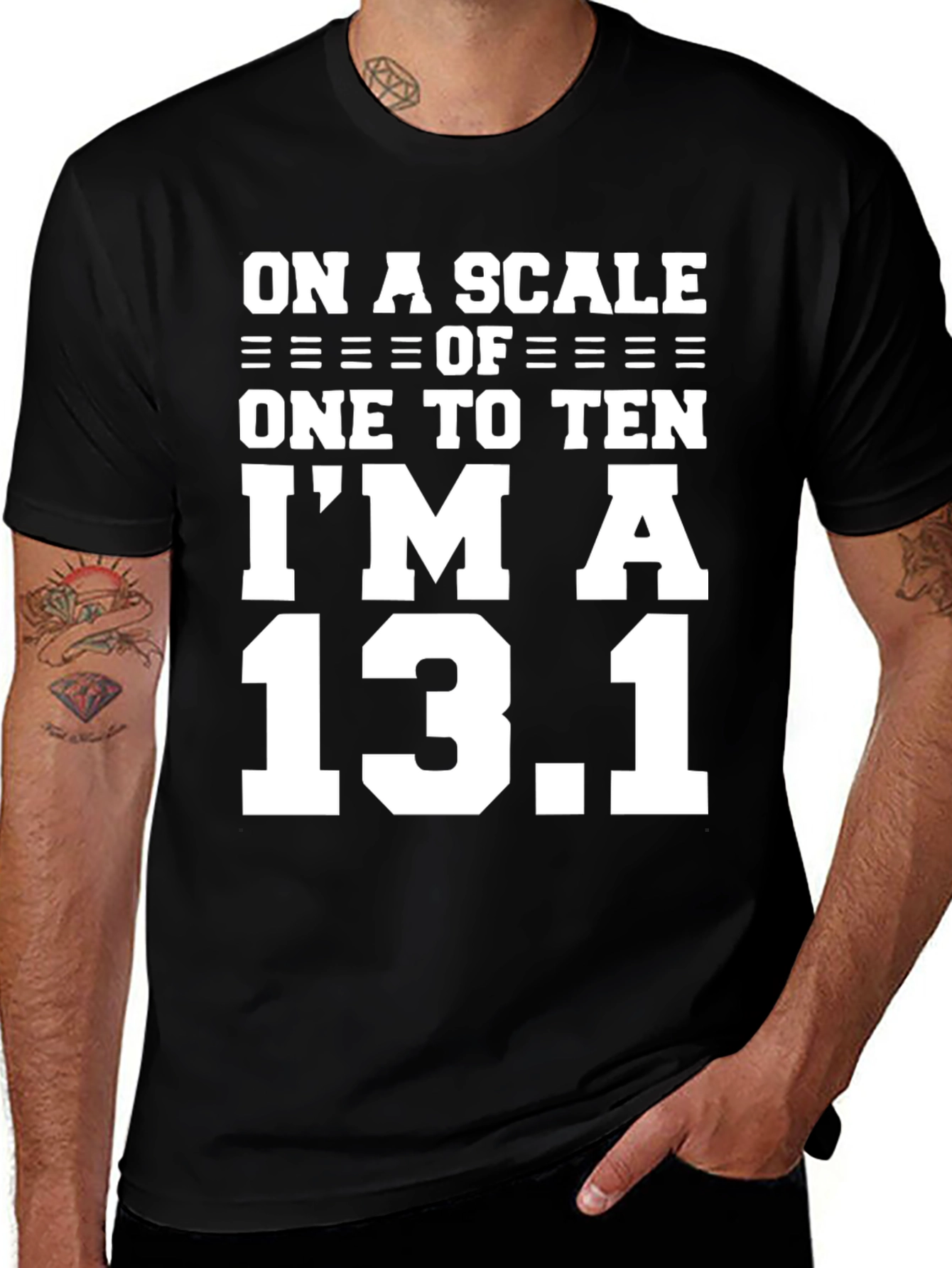 13.1 Half Marathon T-Shirt - Funny Runner Tee