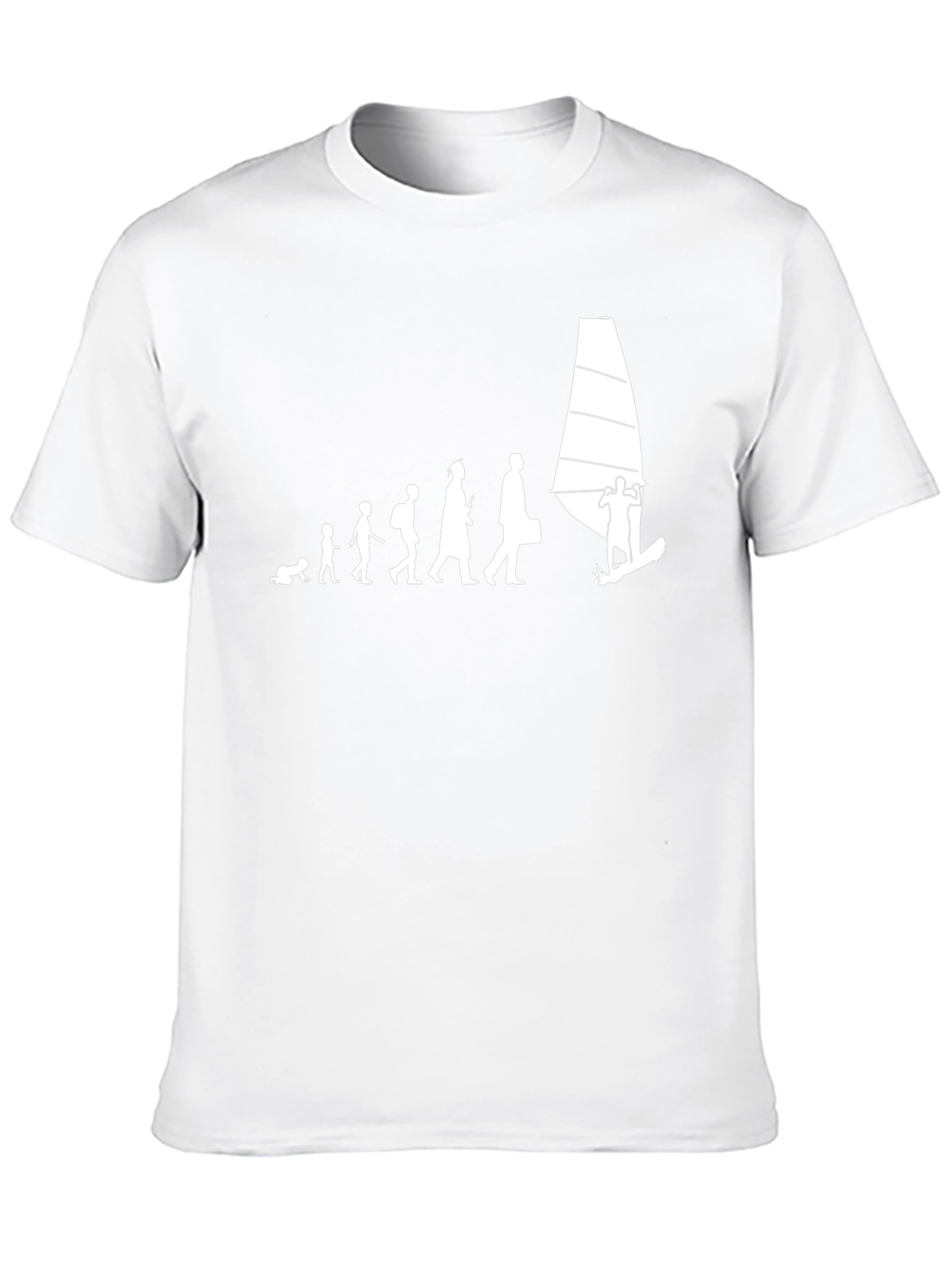 Evolution to Windsurfing Graphic T-Shirt
