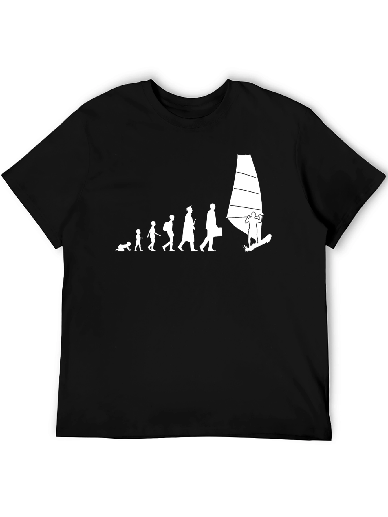 Evolution to Windsurfing Graphic T-Shirt