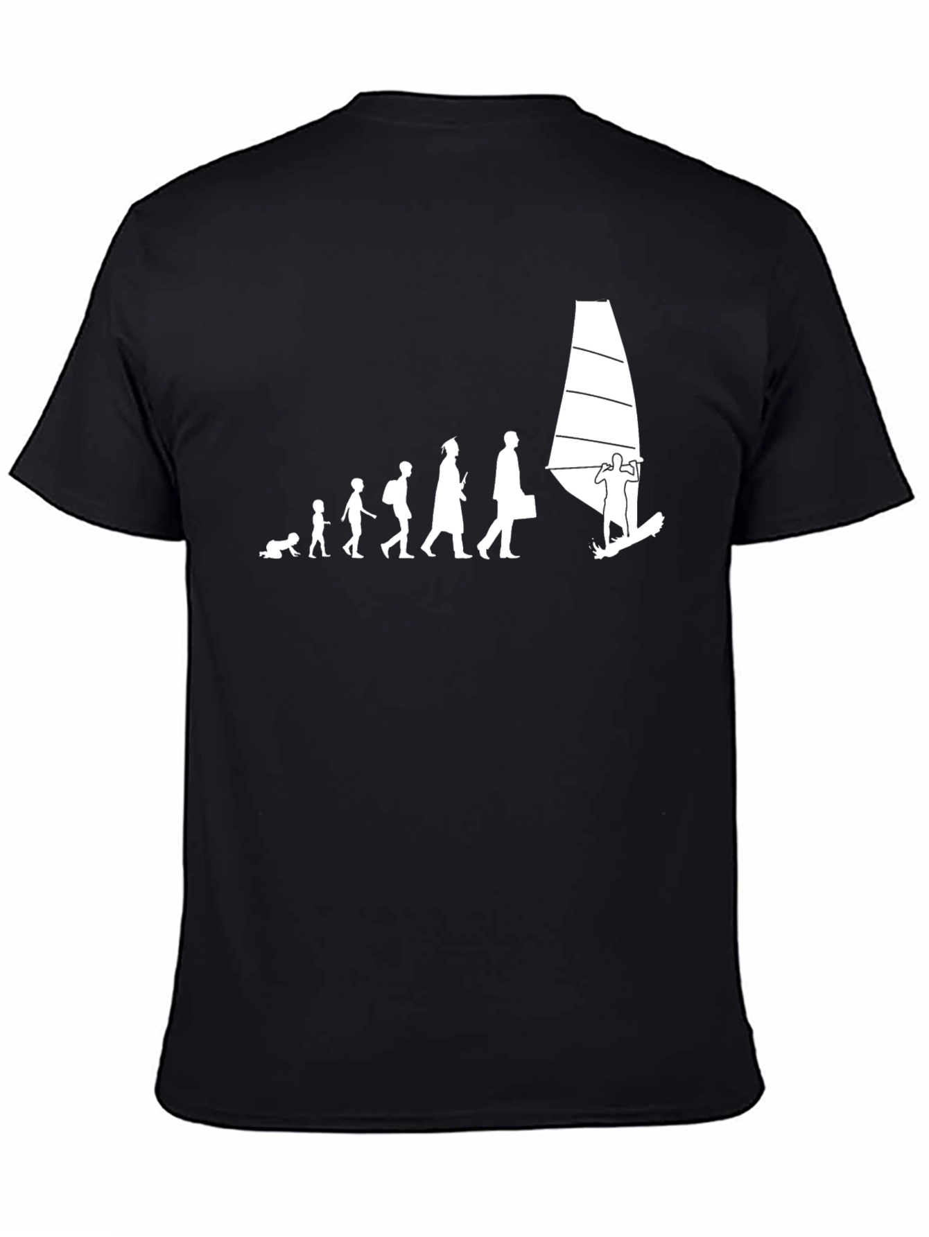 Evolution to Windsurfing Graphic T-Shirt