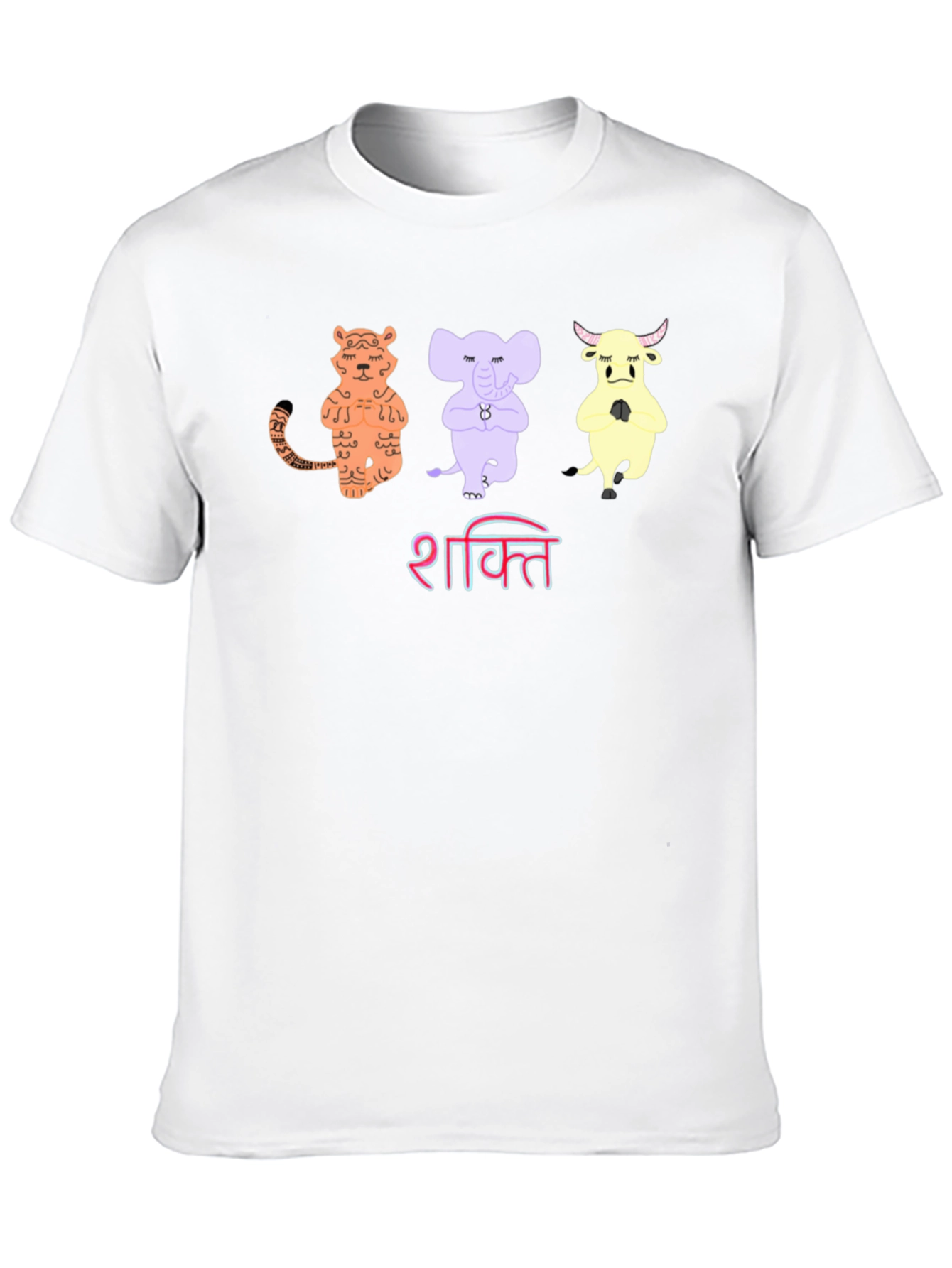 Shakti Yoga Animal T-Shirt - Mens Black Tee