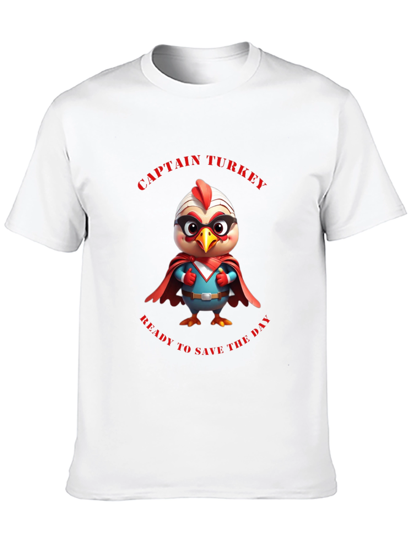Captain Turkey Graphic T-Shirt