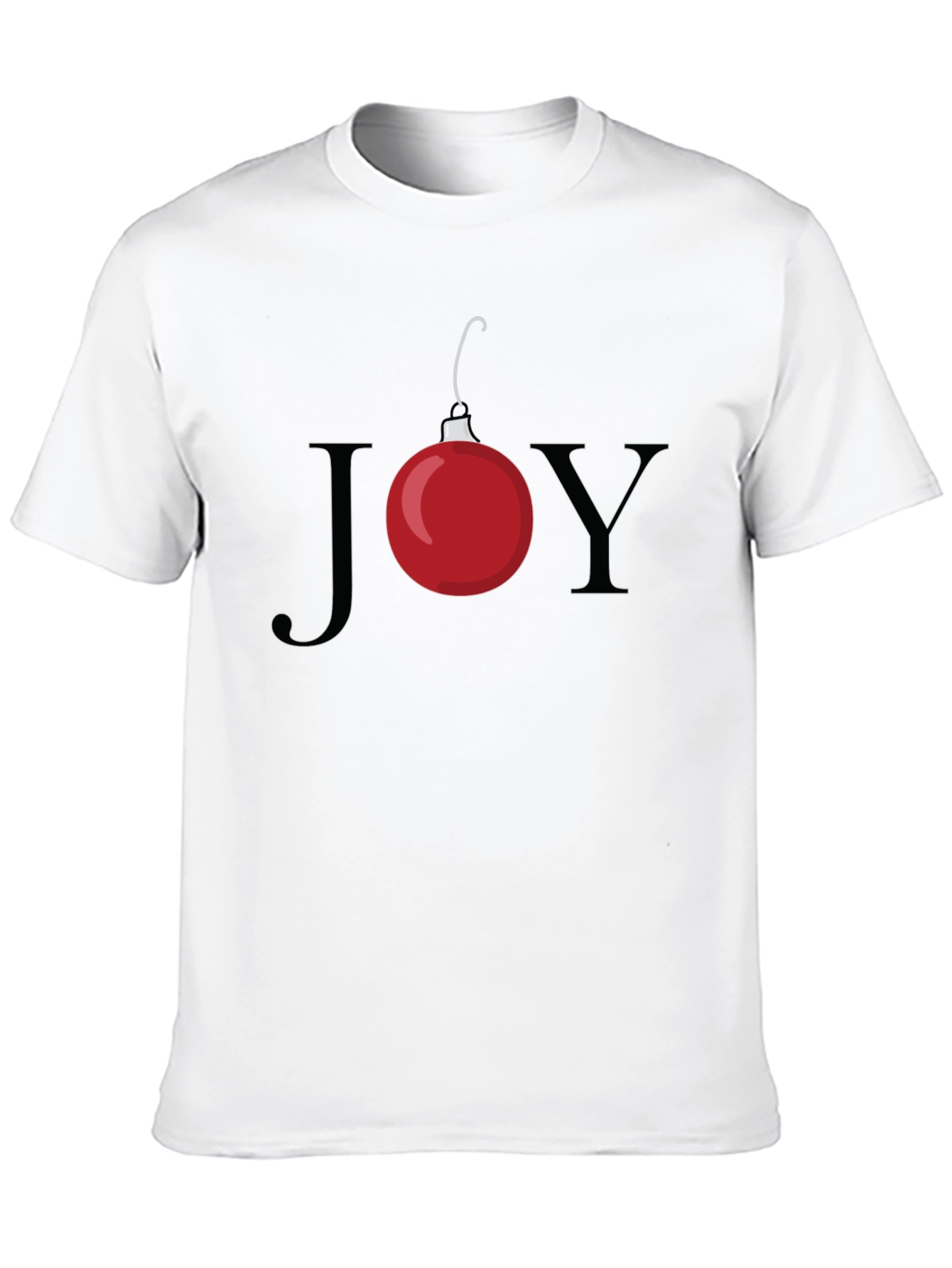 Festive JOY Christmas Ornament Graphic Tee