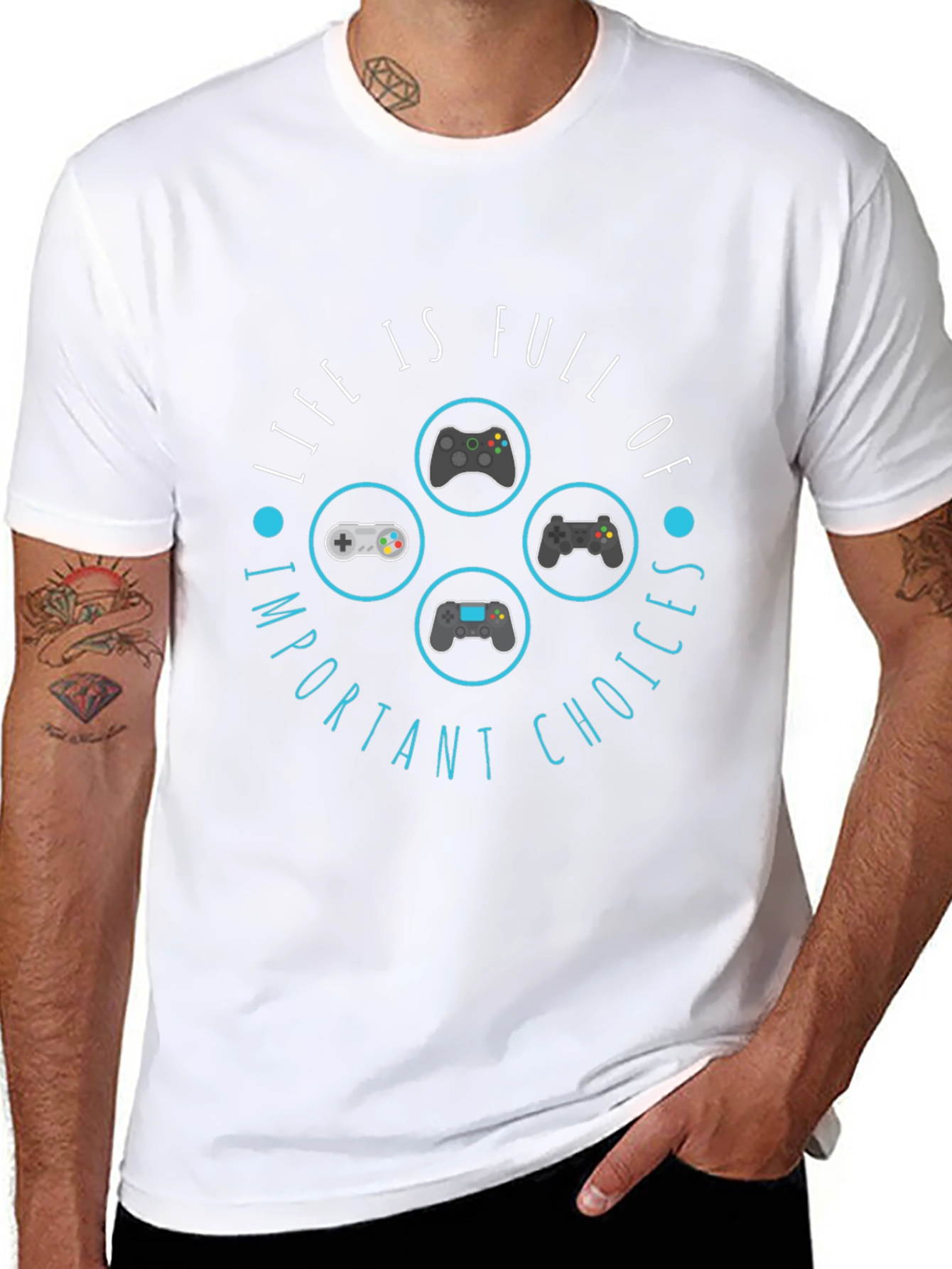 Gamer Life Choices T-Shirt - Funny Video Game Tee