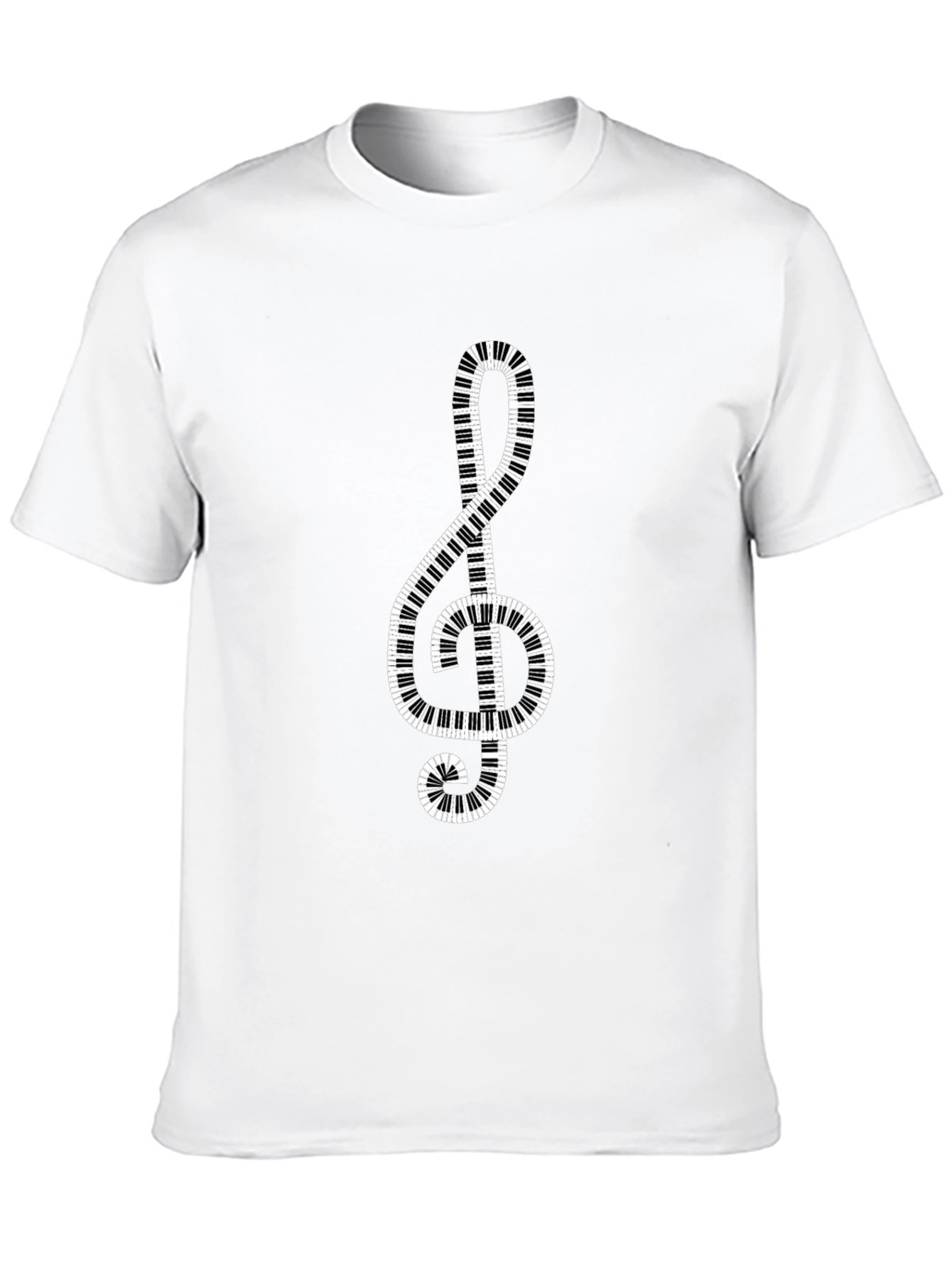 Musical Treble Clef Piano Key T-Shirt