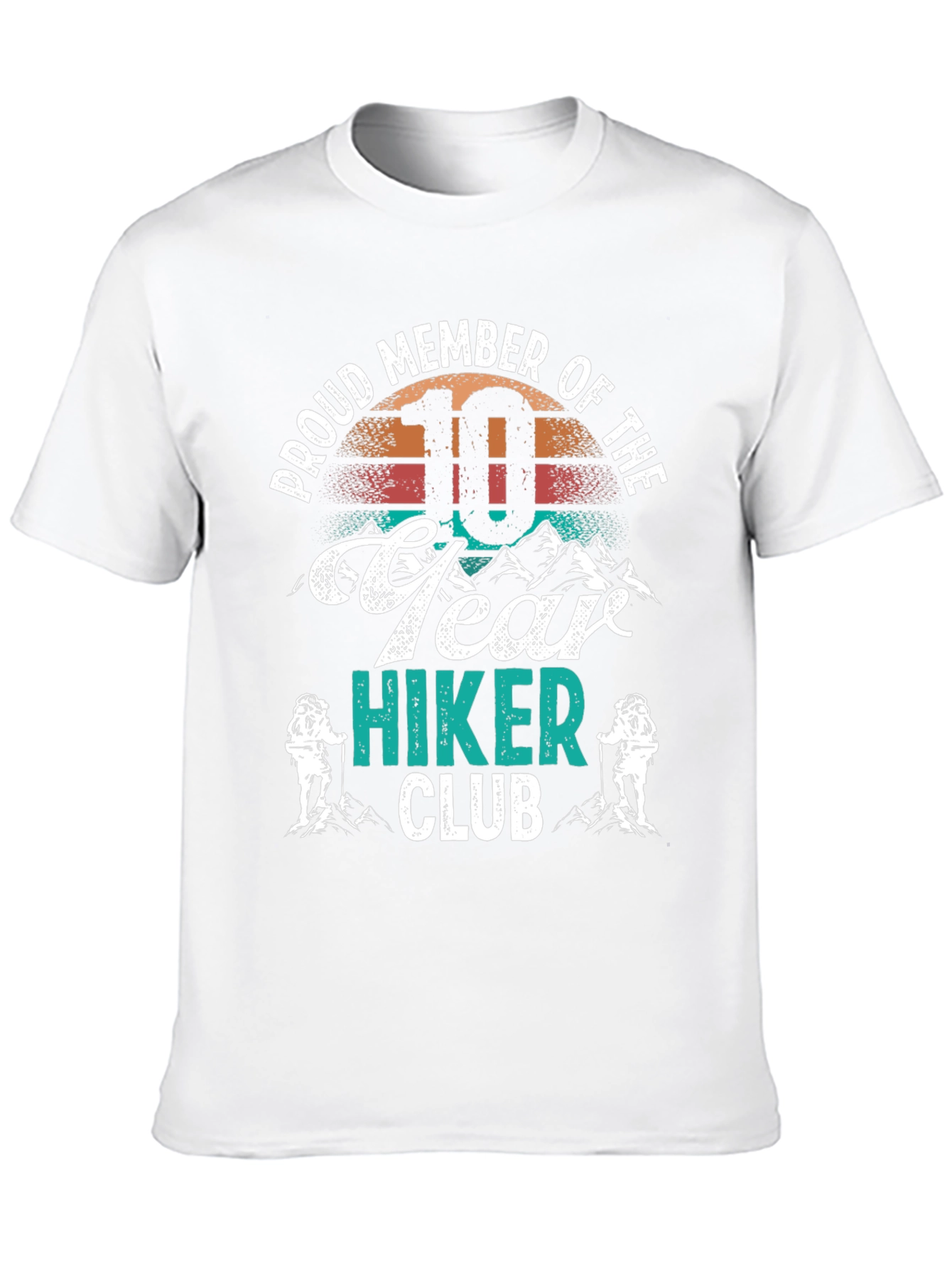 Proud 10 Year Hiker Club T-Shirt