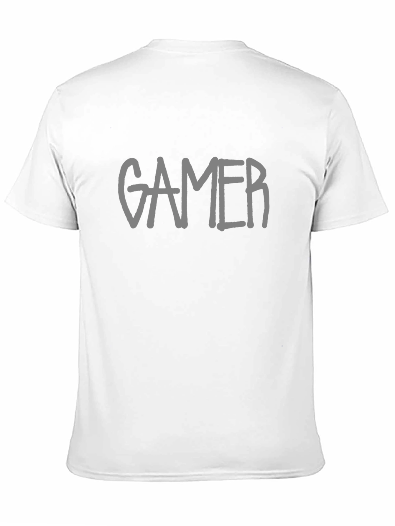 Gamer Graphic Tee - Black Casual T-Shirt