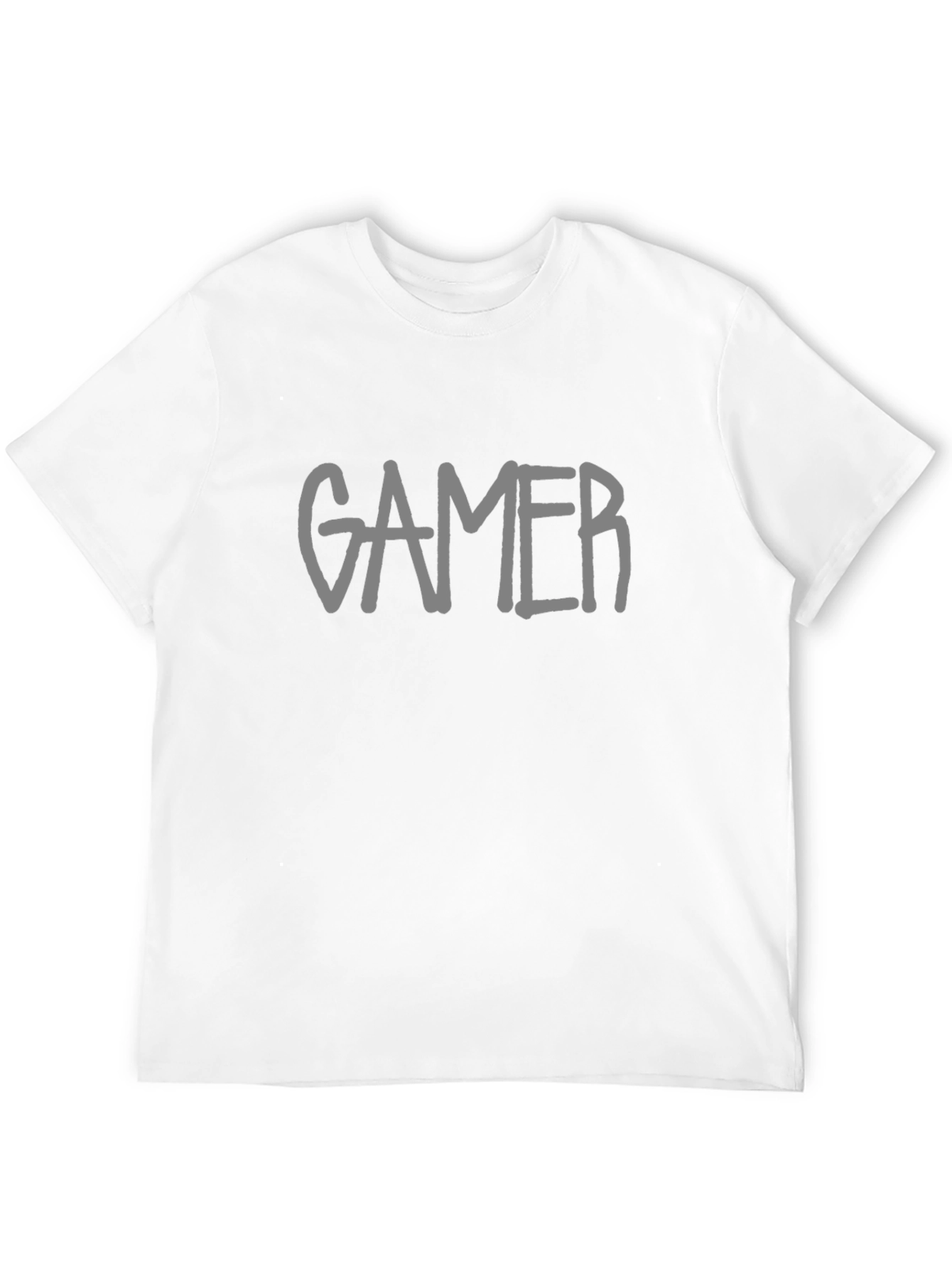 Gamer Graphic Tee - Black Casual T-Shirt