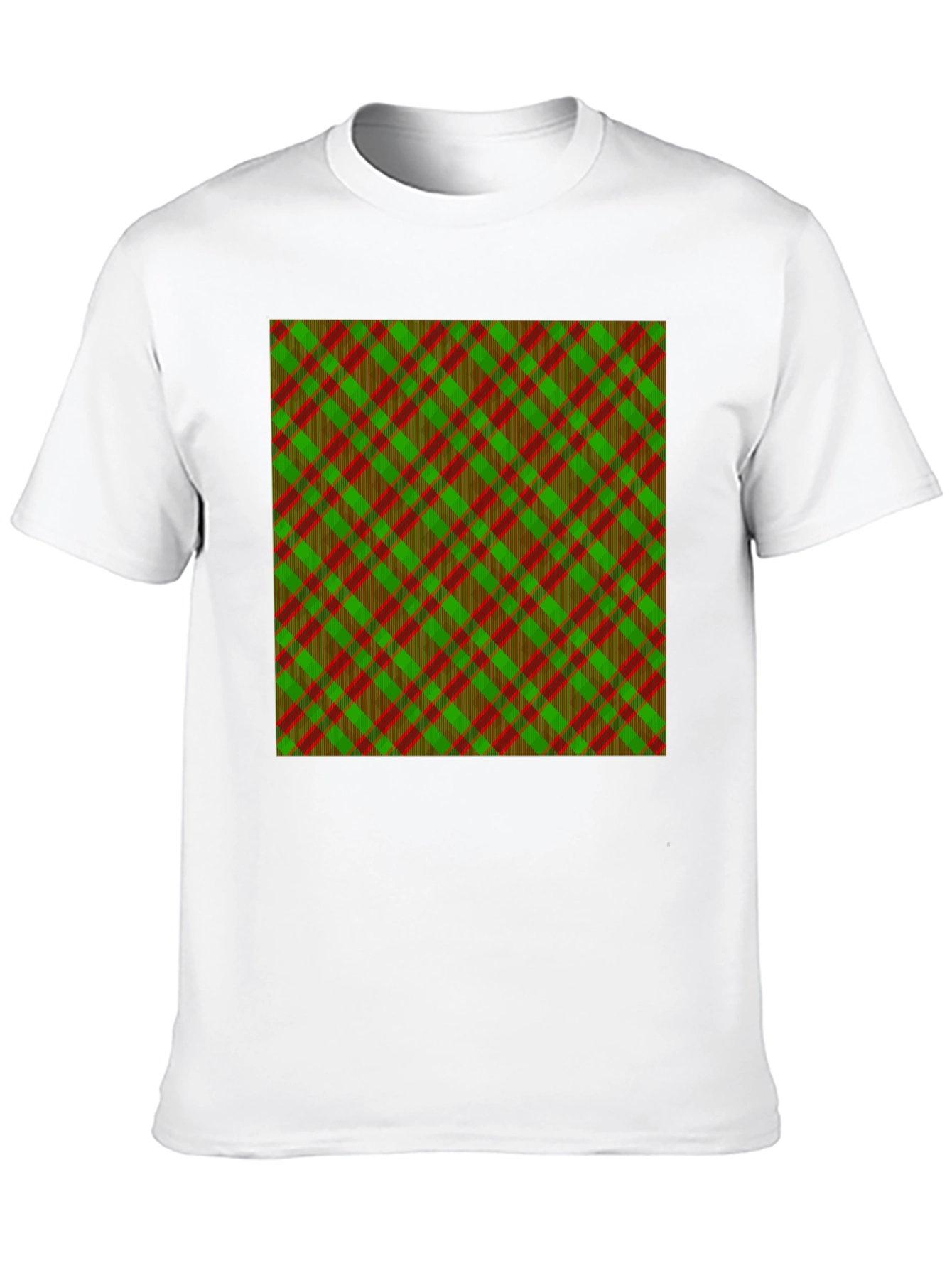 Plaid Pattern Tee