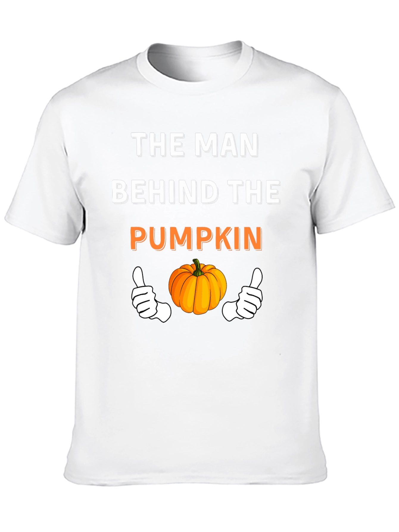 The Man Behind the Pumpkin Halloween T-Shirt